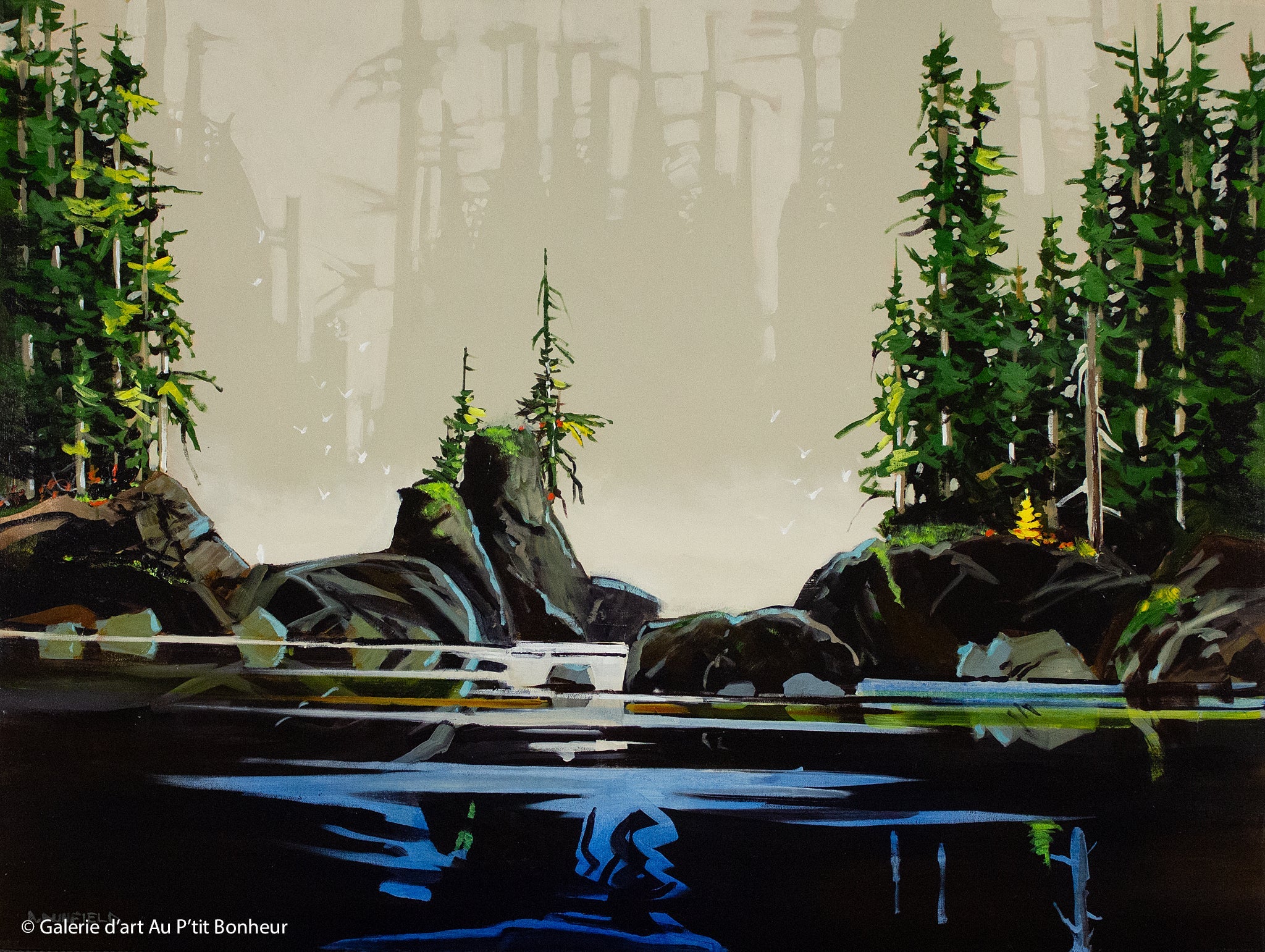 Allan Dunfield, artiste peintre | Oeuvres disponibles | Galerie d'art Au P'tit Bonheur