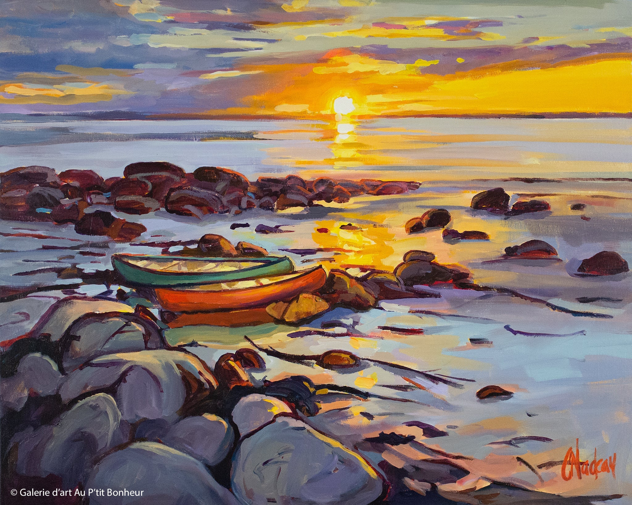 Christine Nadeau, artiste peintre | Oeuvres disponibles | Galerie d'art Au P'tit Bonheur