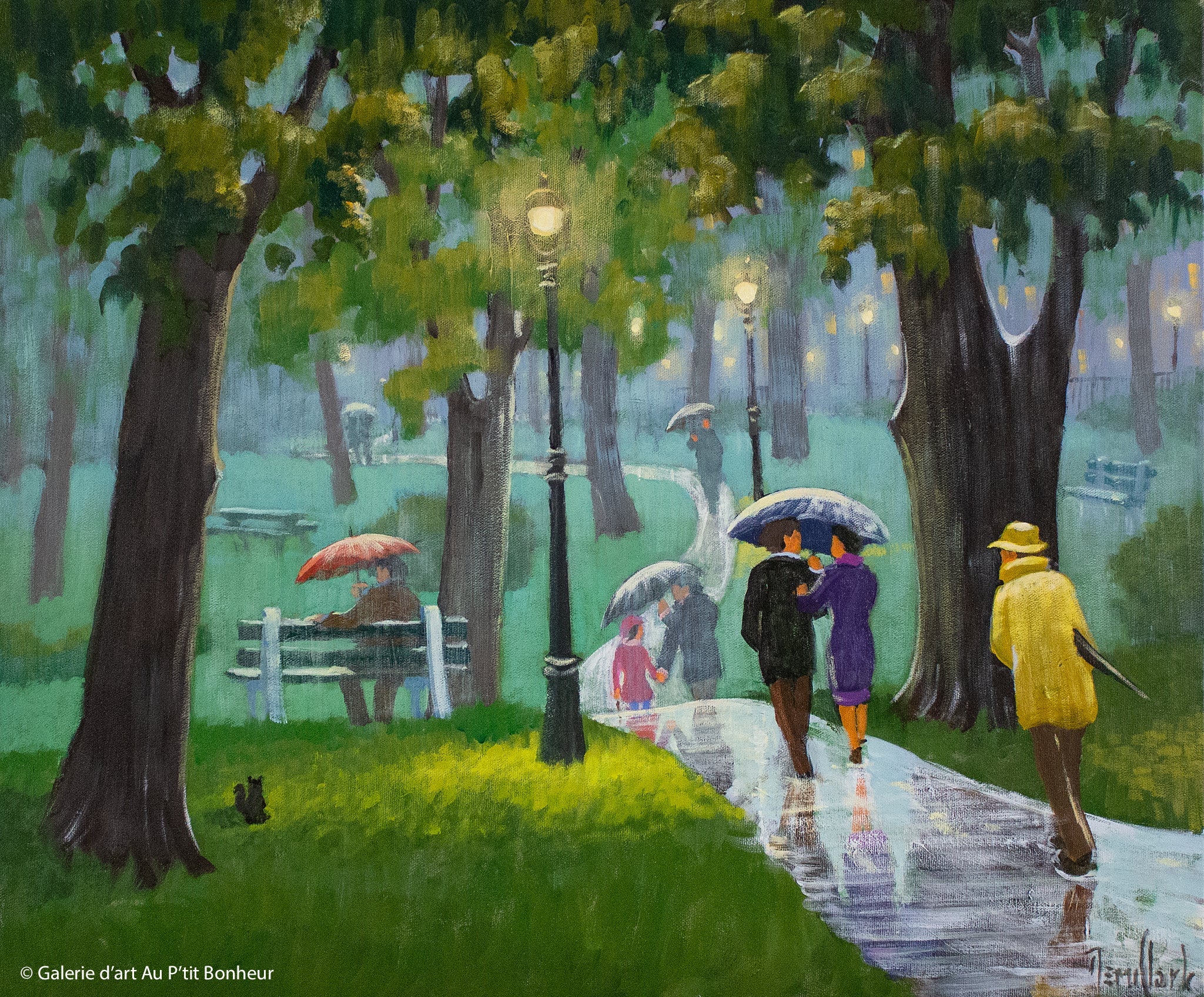 Rémi Clark, artiste peintre | Oeuvres disponibles  | Galerie d'art Au P'tit Bonheur