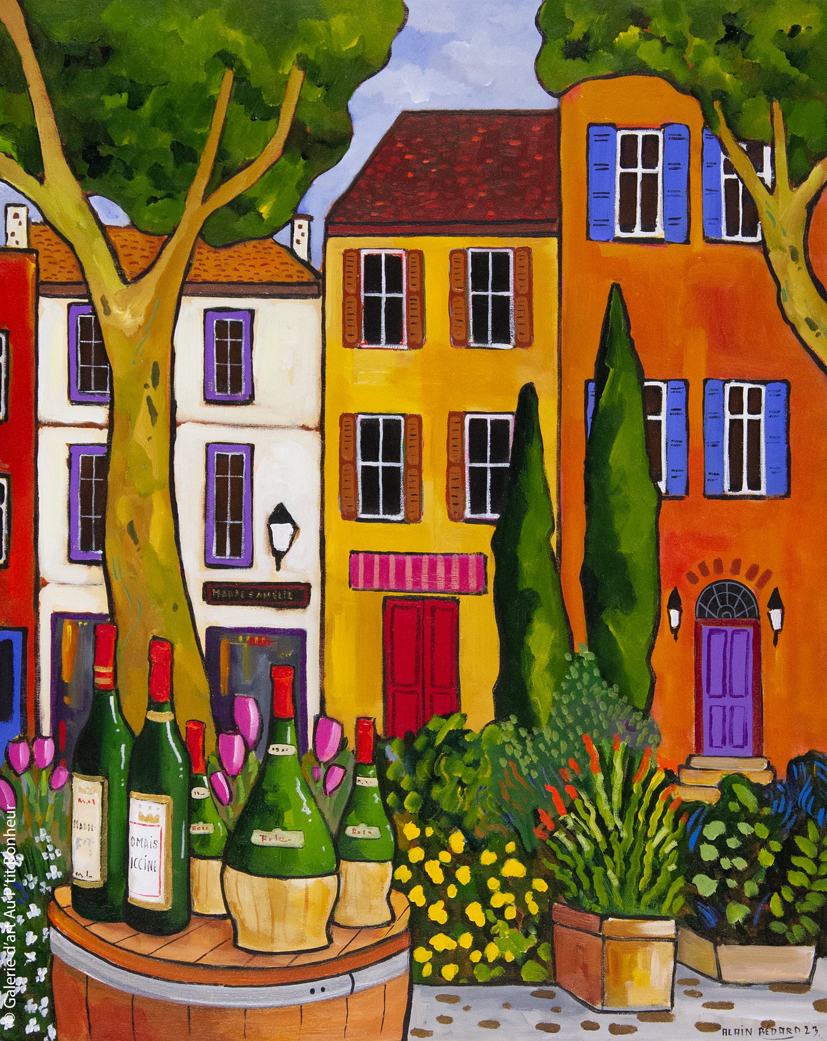 Alain Bédard Chez Maude et Amélie Galerie d'art Au P'tit Bonheur