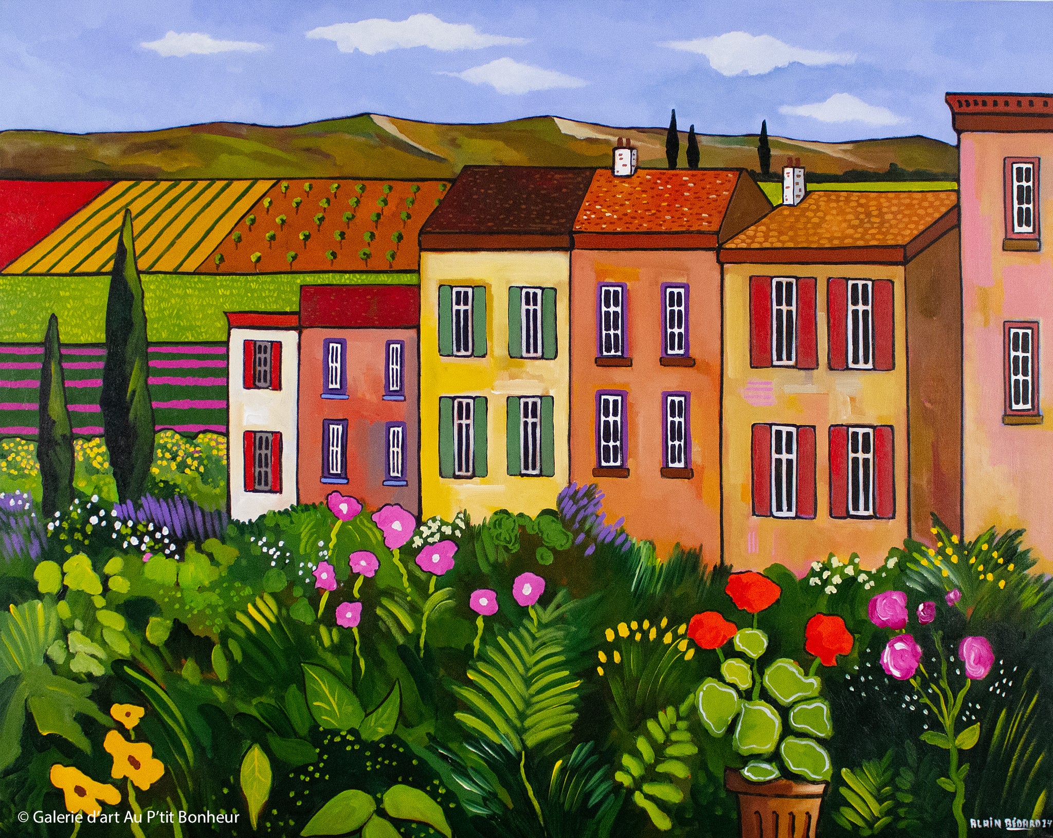 Alain Bédard, artiste peintre | Oeuvres disponibles  | Galerie d'art Au P'tit Bonheur