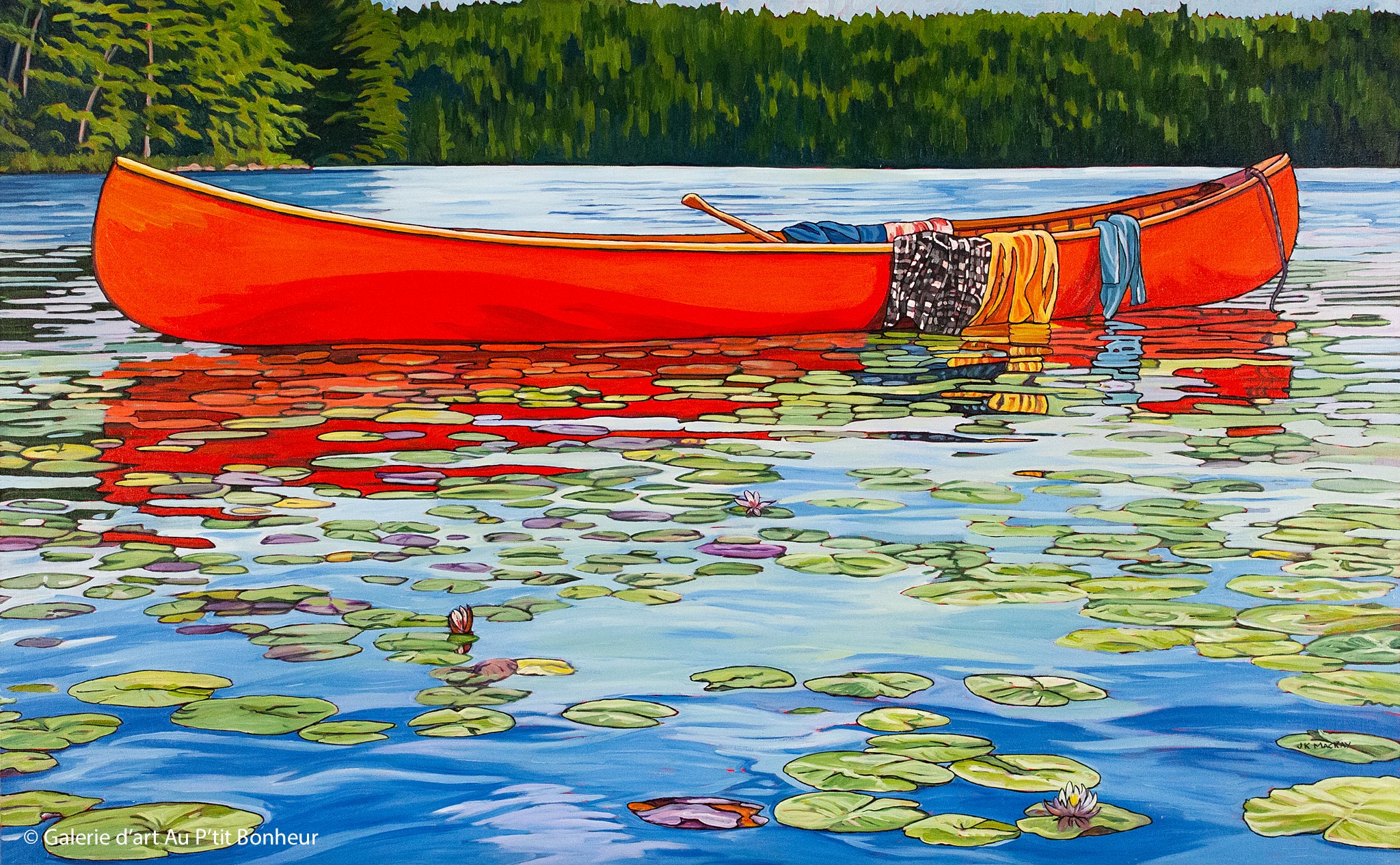 Janet MacKay, artiste peintre | Oeuvres disponibles  | Galerie d'art Au P'tit Bonheur