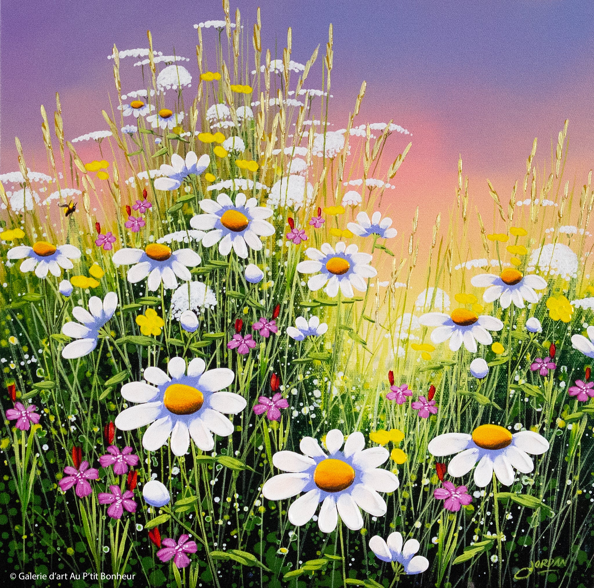 Jordan Hicks, artiste peintre | Oeuvres disponibles  | Galerie d'art Au P'tit Bonheur