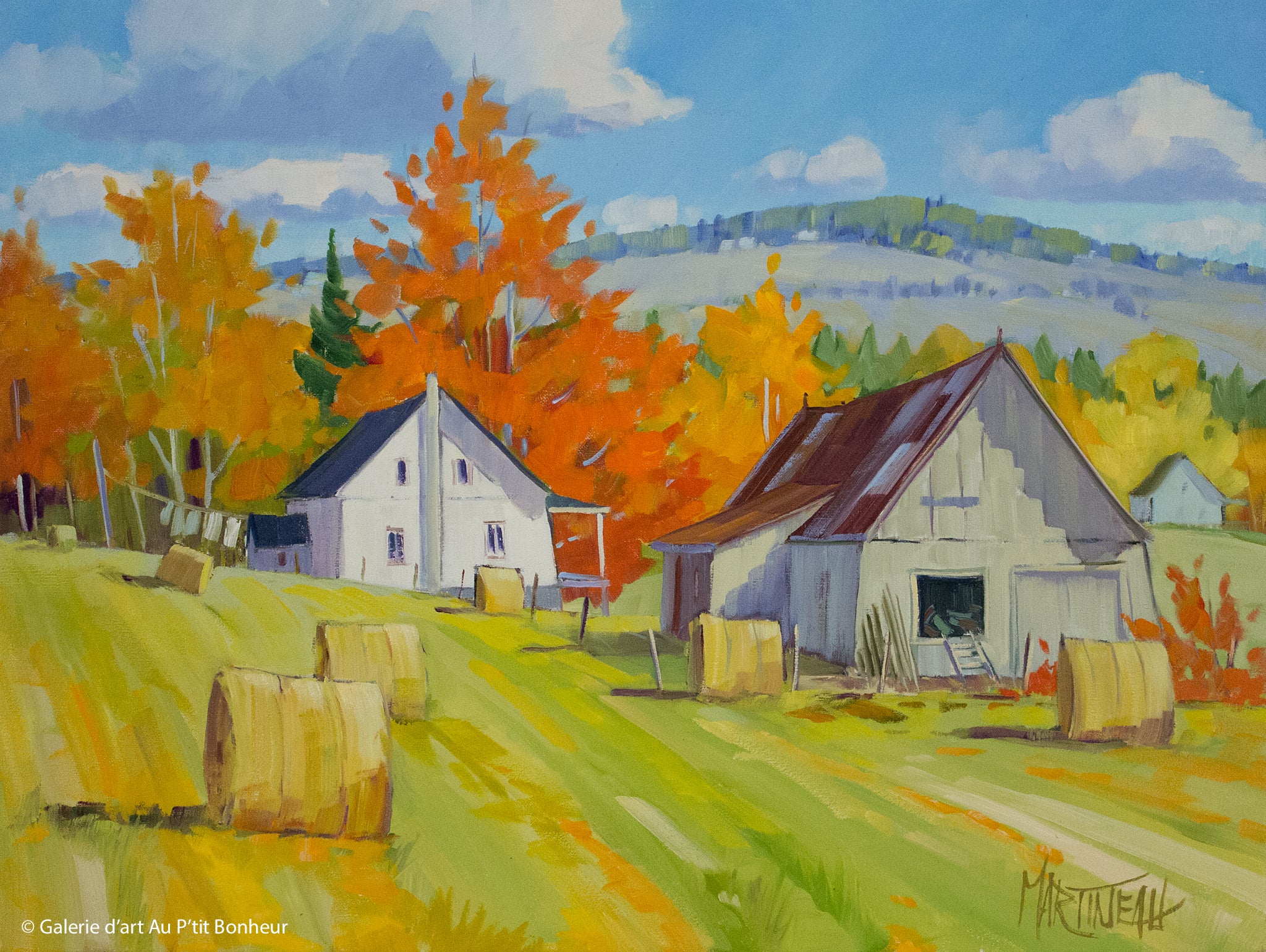 Louise Martineau | Ferme sur le plateau, St-Joseph-de-la-Rive (2019)