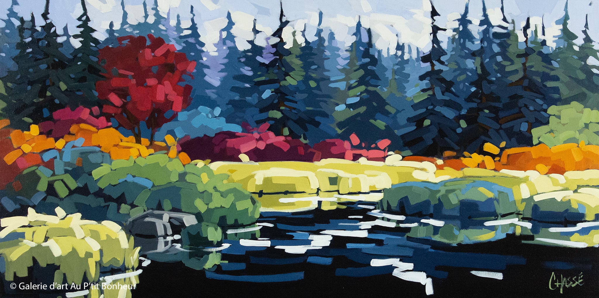 Martine Chassé, artiste peintre | Oeuvres disponibles  | Galerie d'art Au P'tit Bonheur