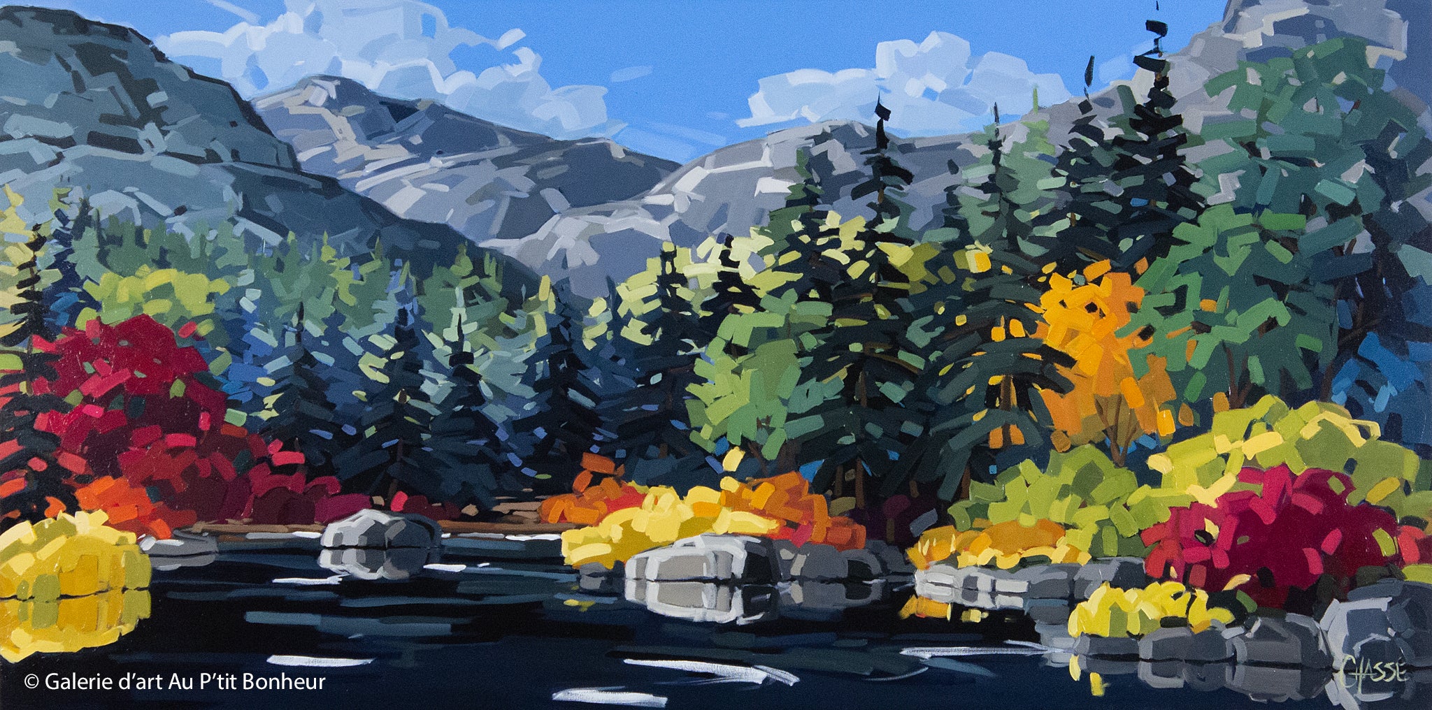 Martine Chassé, artiste peintre | Oeuvres disponibles  | Galerie d'art Au P'tit Bonheur