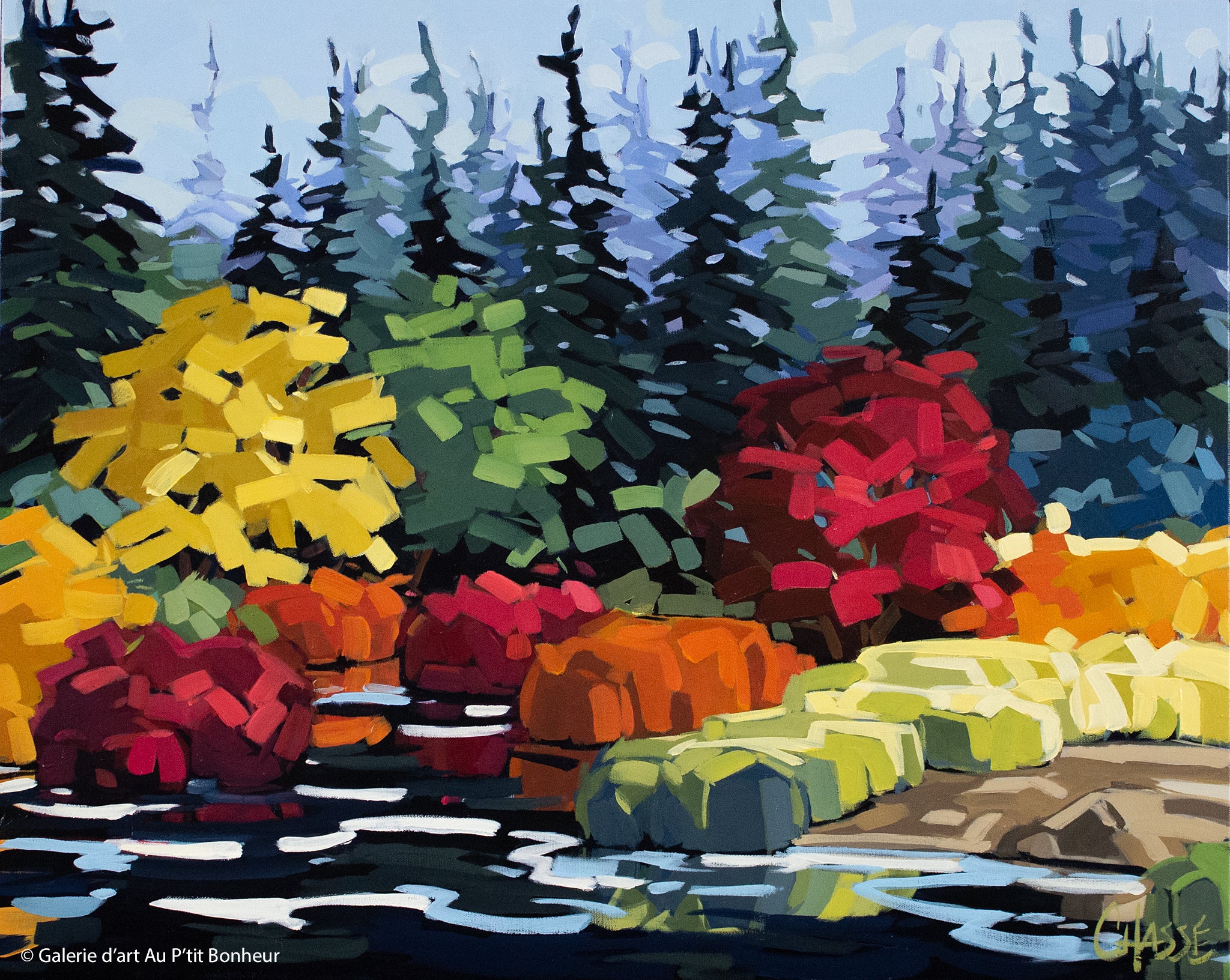 Martine Chassé, artiste peintre | Oeuvres disponibles  | Galerie d'art Au P'tit Bonheur