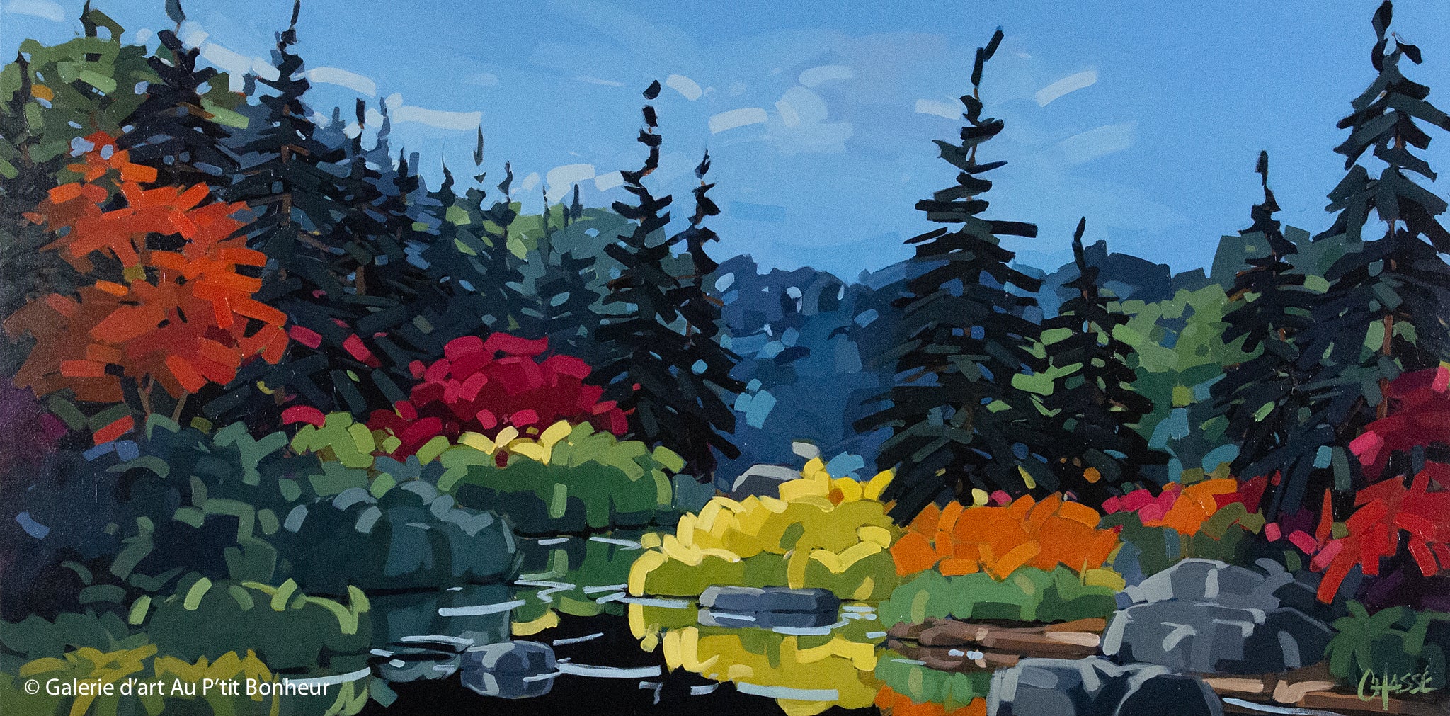 Martine Chassé, artiste peintre | Oeuvres disponibles  | Galerie d'art Au P'tit Bonheur