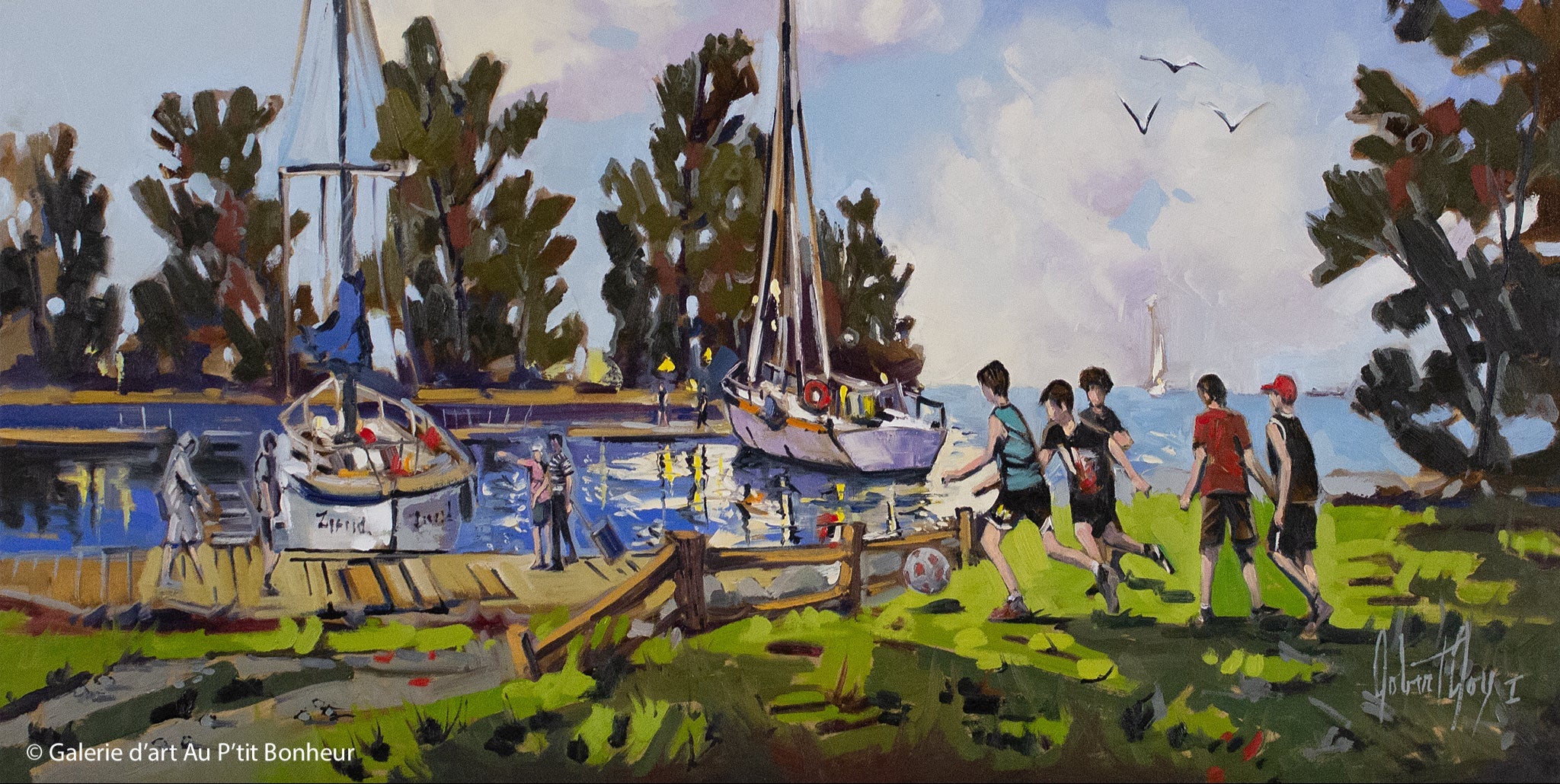 Robert Roy, artiste peintre | Oeuvres disponibles  | Galerie d'art Au P'tit Bonheur