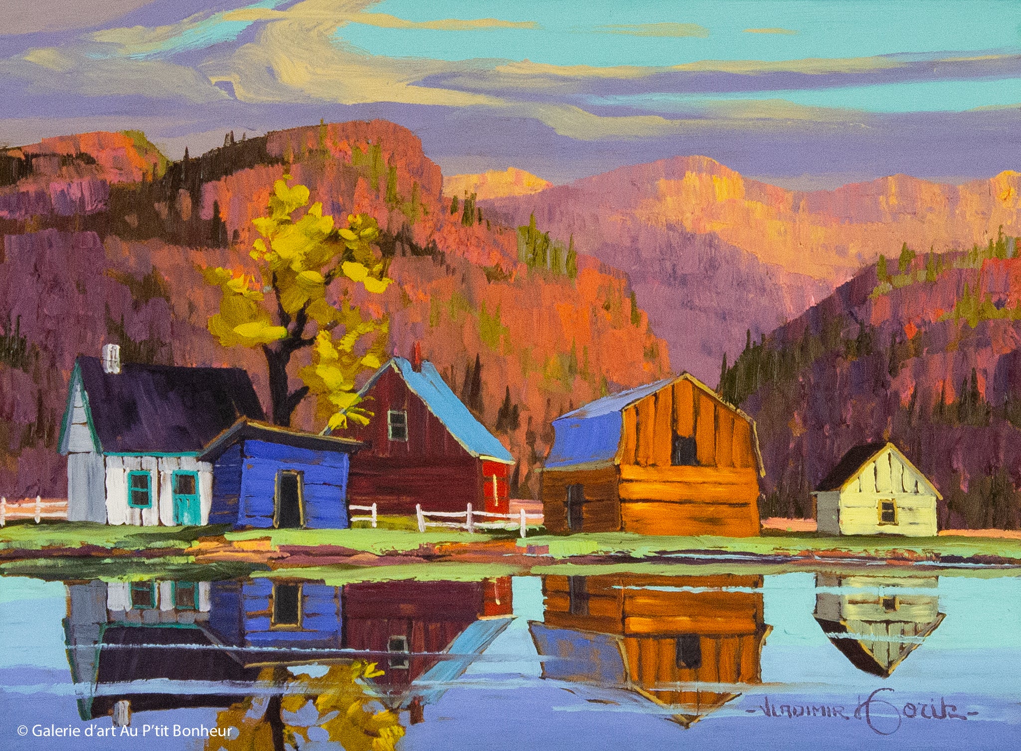 Vladimir Horik | L’automne à St-Urbain, en Charlevoix (1989)