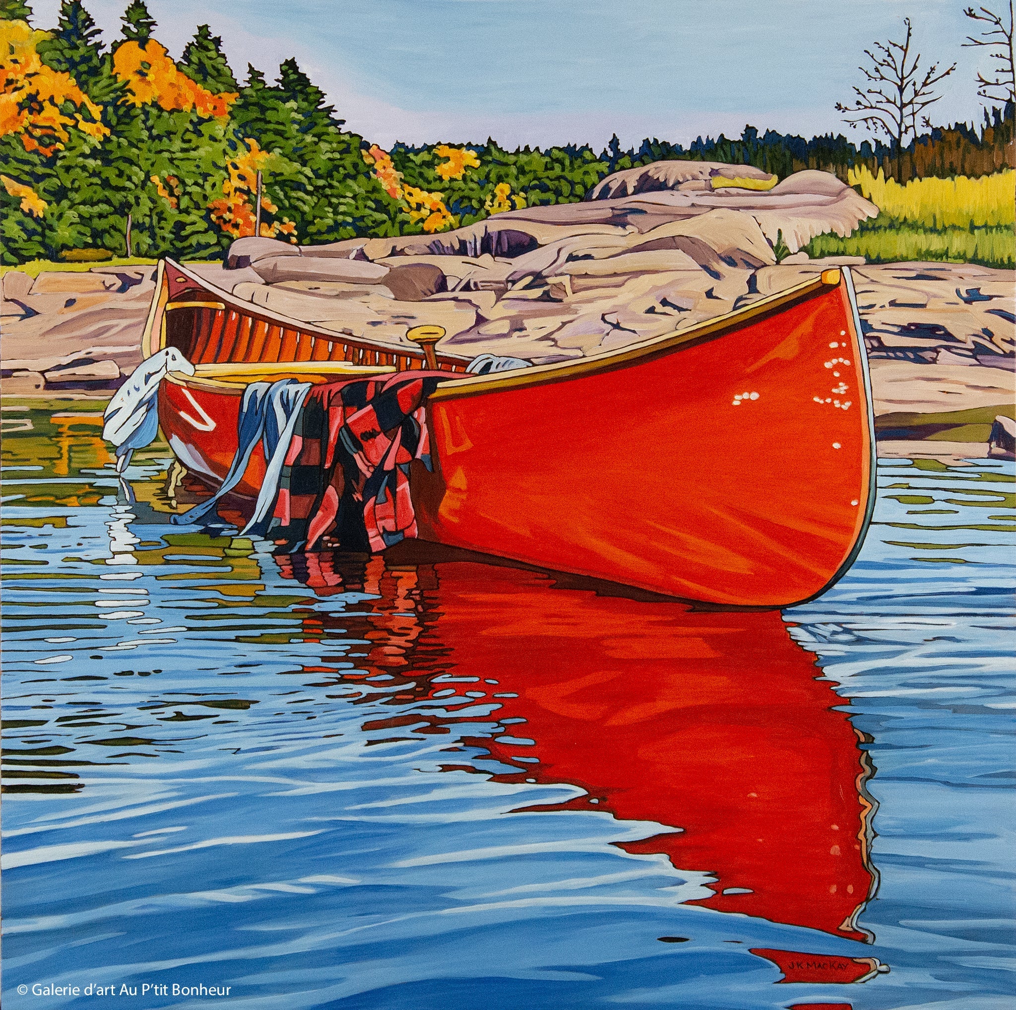 Janet K. MacKay, artiste peintre | Oeuvres disponibles  | Galerie d'art Au P'tit Bonheur