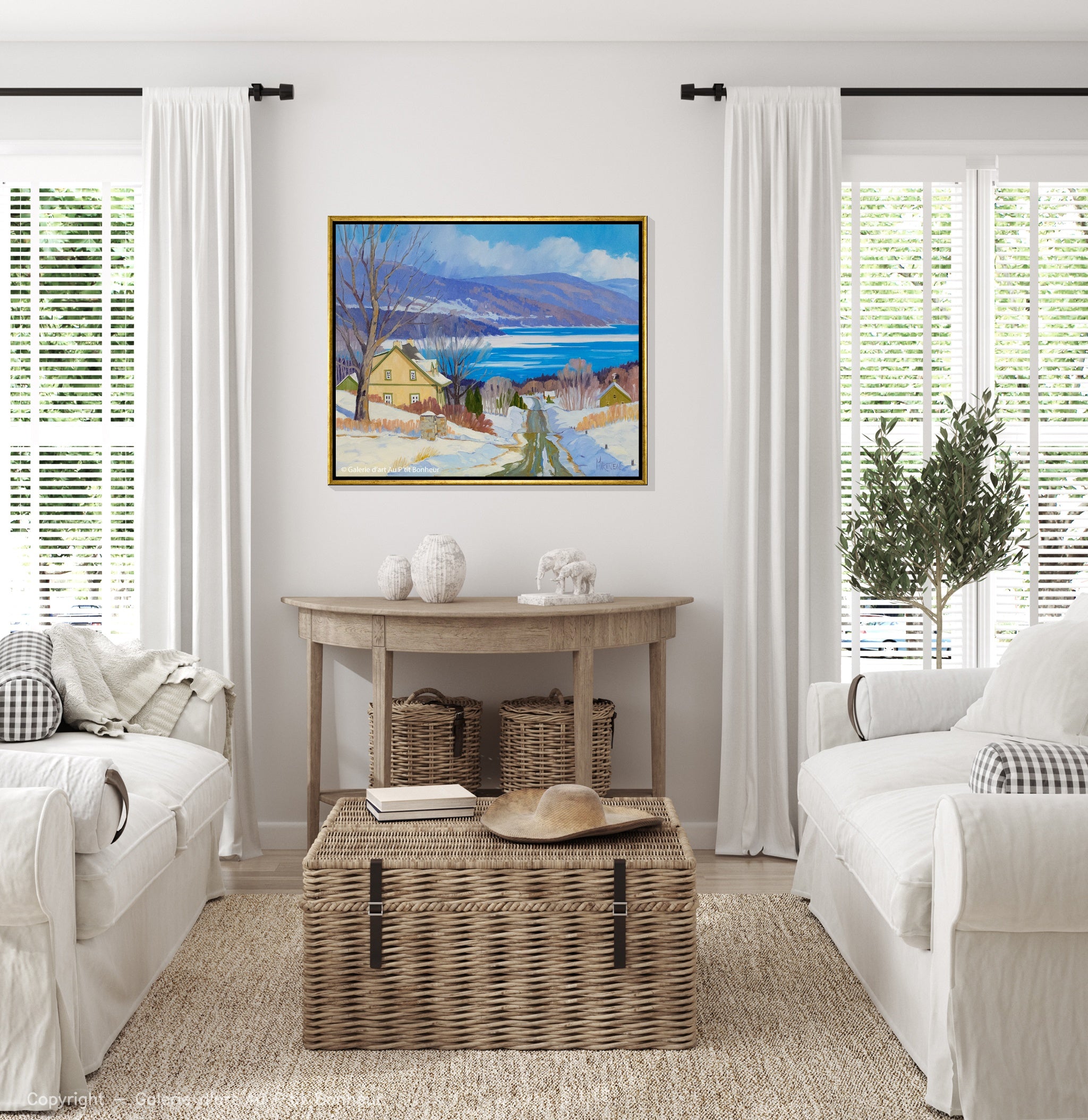 Louise Martineau | L’hiver à la campagne