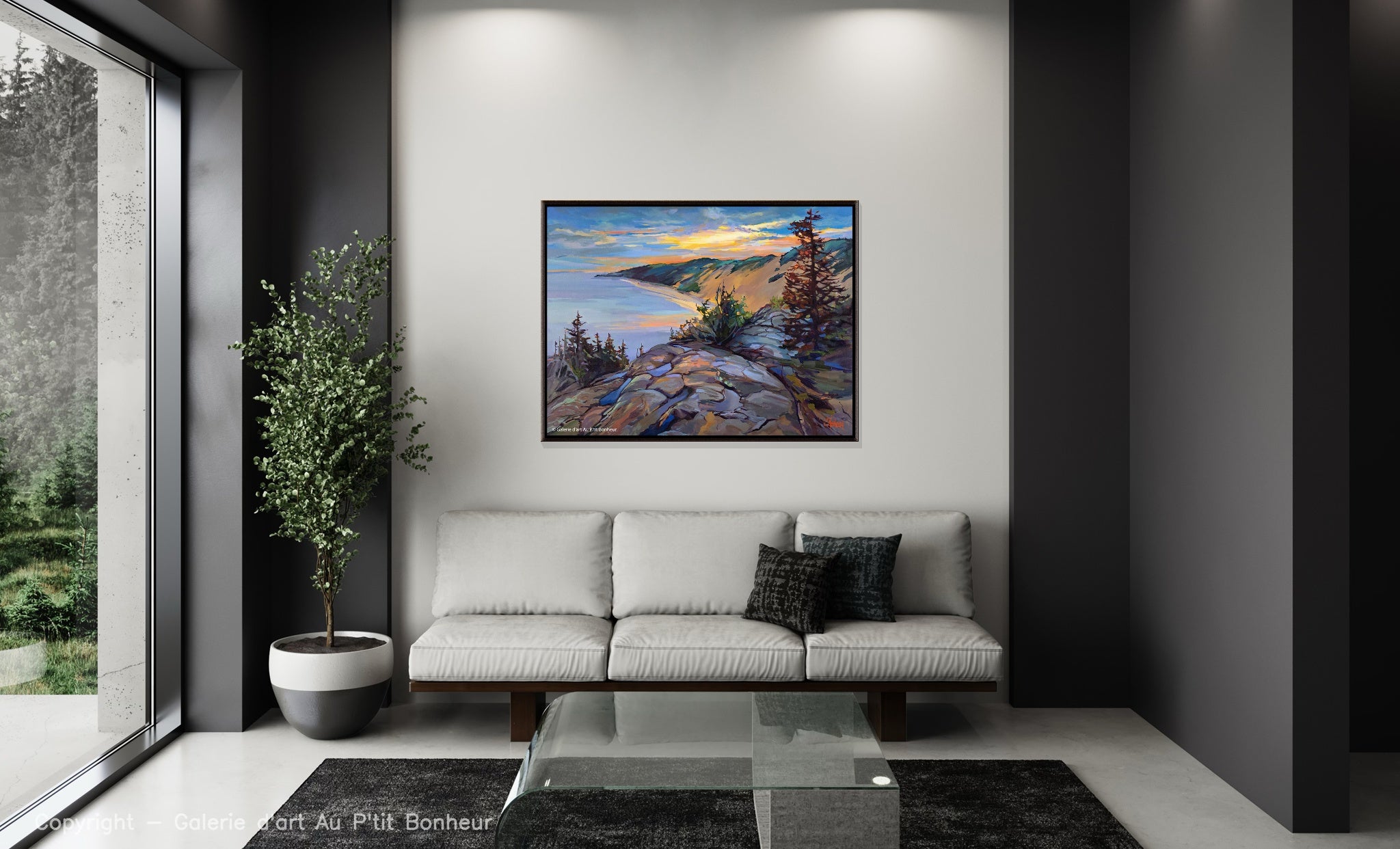 Christine Nadeau | Des rochers jaillit le fleuve, Les dunes de Tadoussac