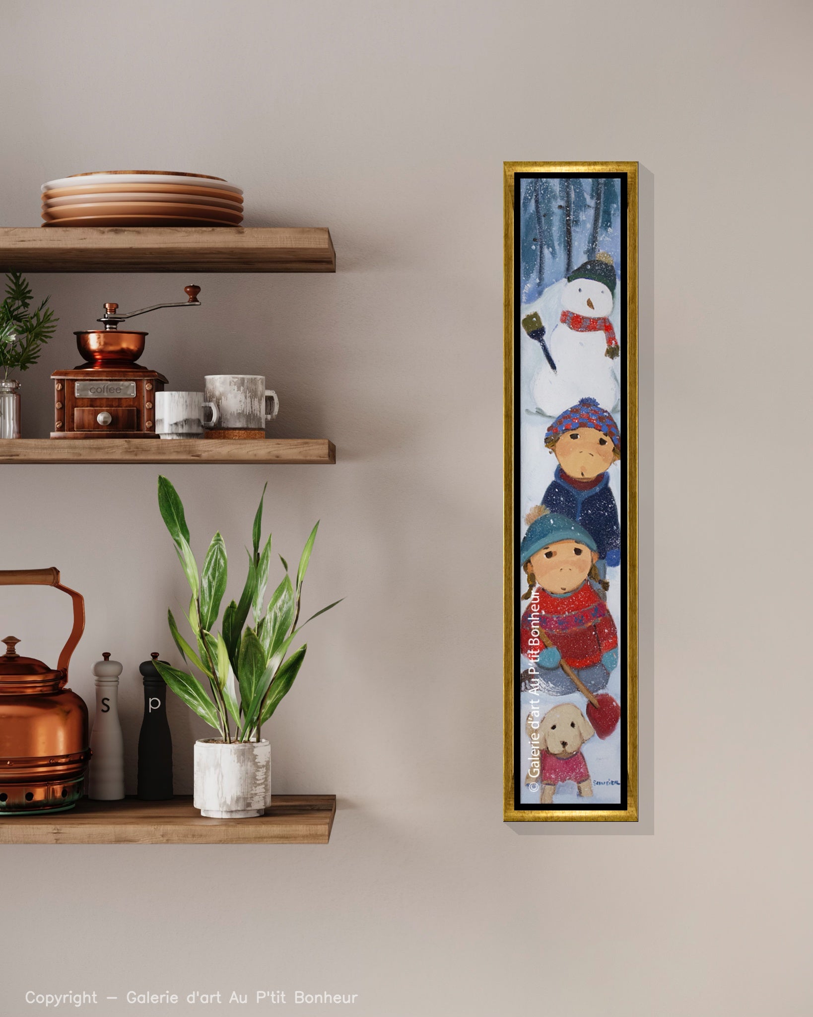 Guylène Saucier | Neige sur le bonhomme de neige