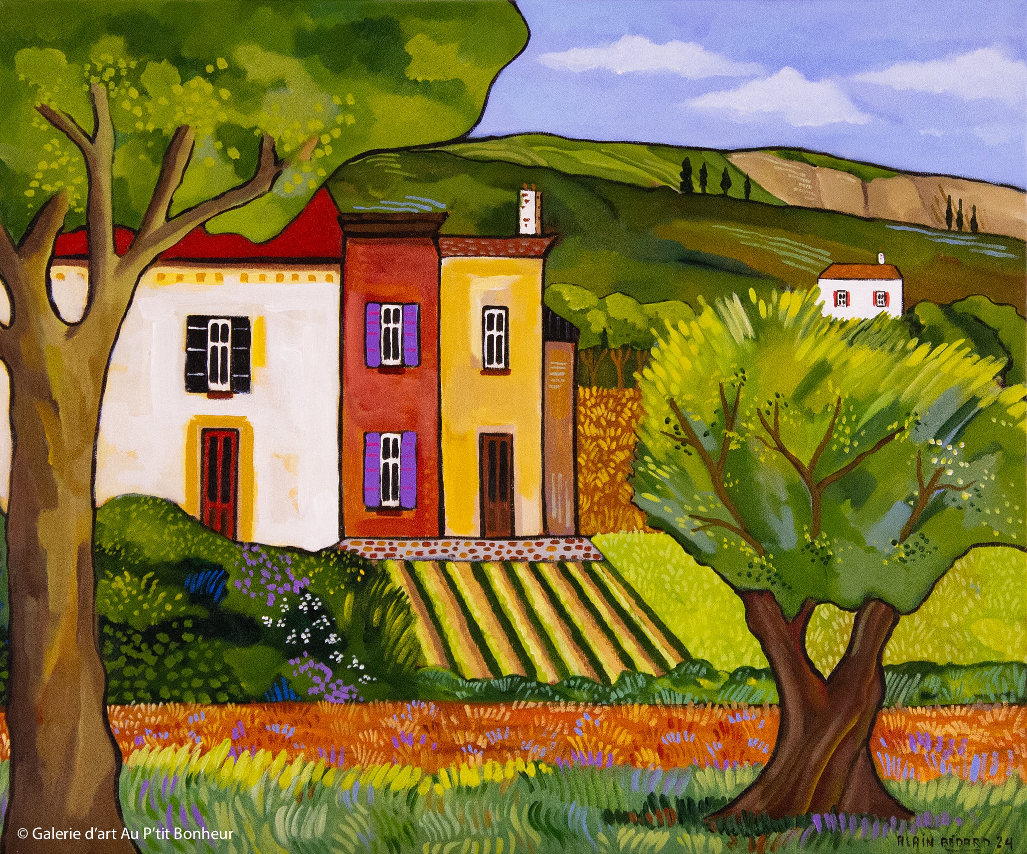 Alain Bédard, artiste peintre | Oeuvres disponibles  | Galerie d'art Au P'tit Bonheur