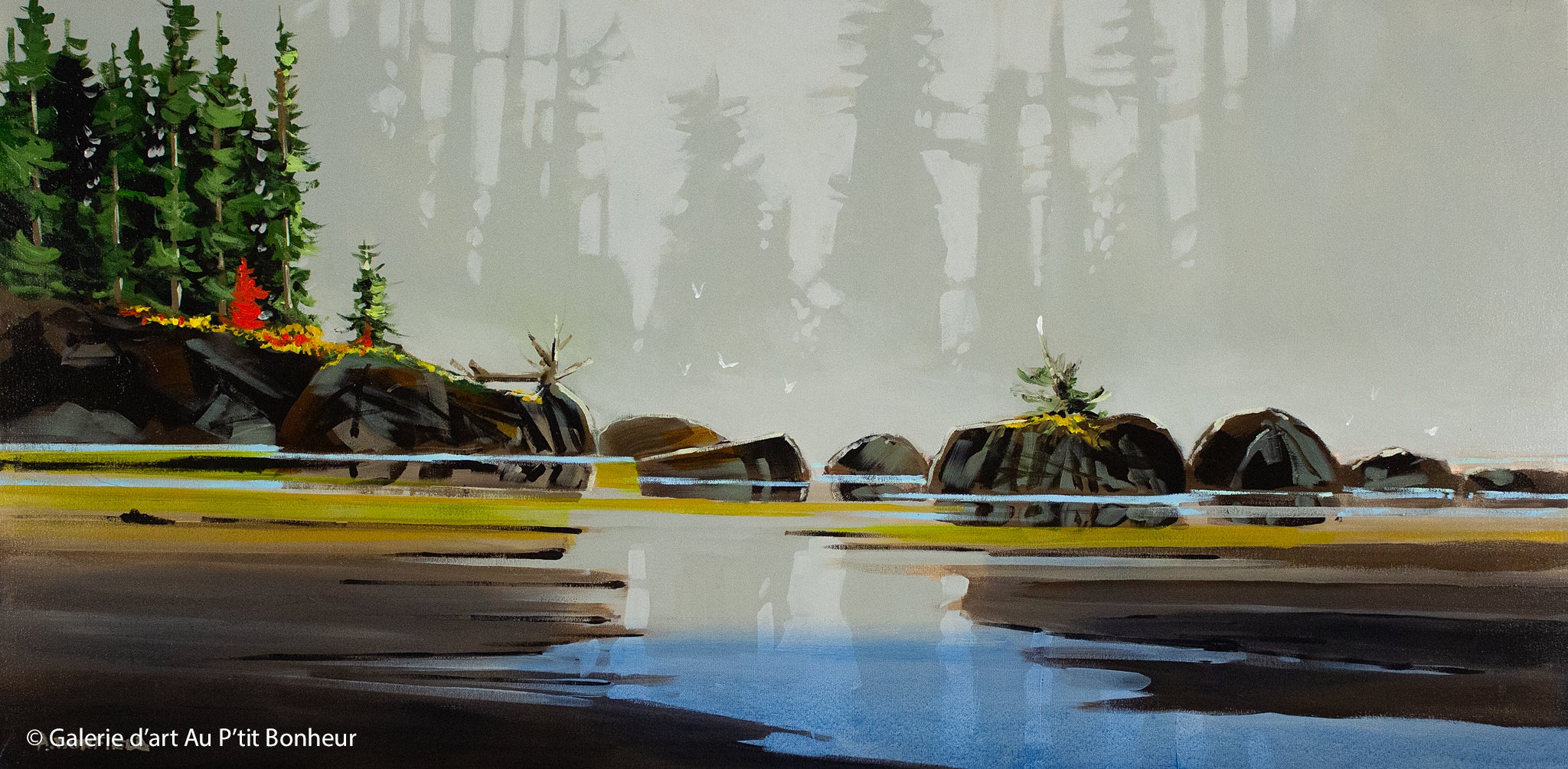 Allan Dunfield, artiste peintre | Oeuvres disponibles  | Galerie d'art Au P'tit Bonheur