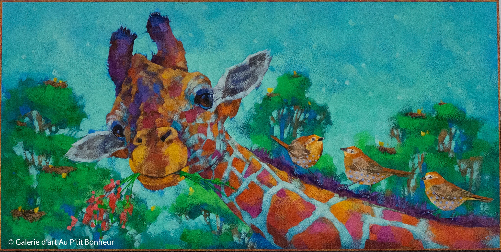 Angie Rees, artiste peintre | Oeuvres disponibles  | Galerie d'art Au P'tit Bonheur