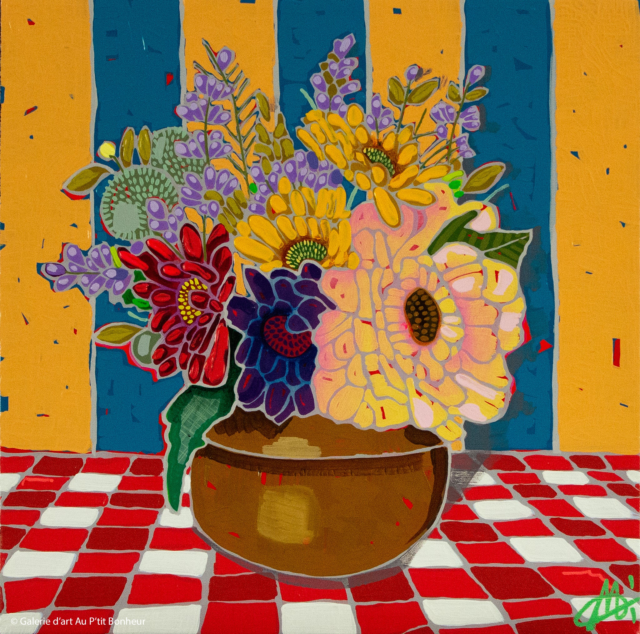 Ann Murphy, artiste peintre | Oeuvres disponibles  | Galerie d'art Au P'tit Bonheur