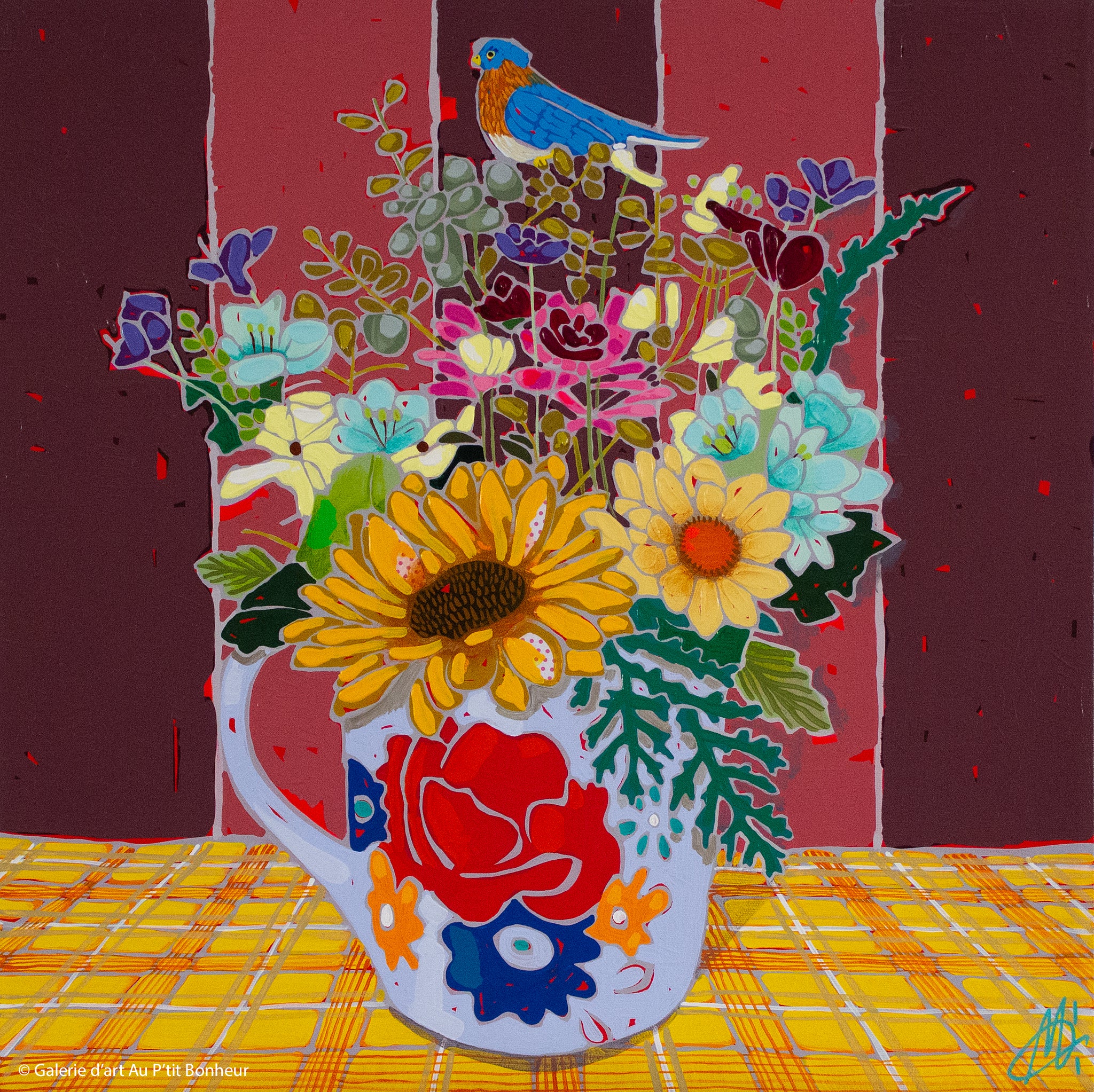 Ann Murphy, artiste peintre | Oeuvres disponibles  | Galerie d'art Au P'tit Bonheur