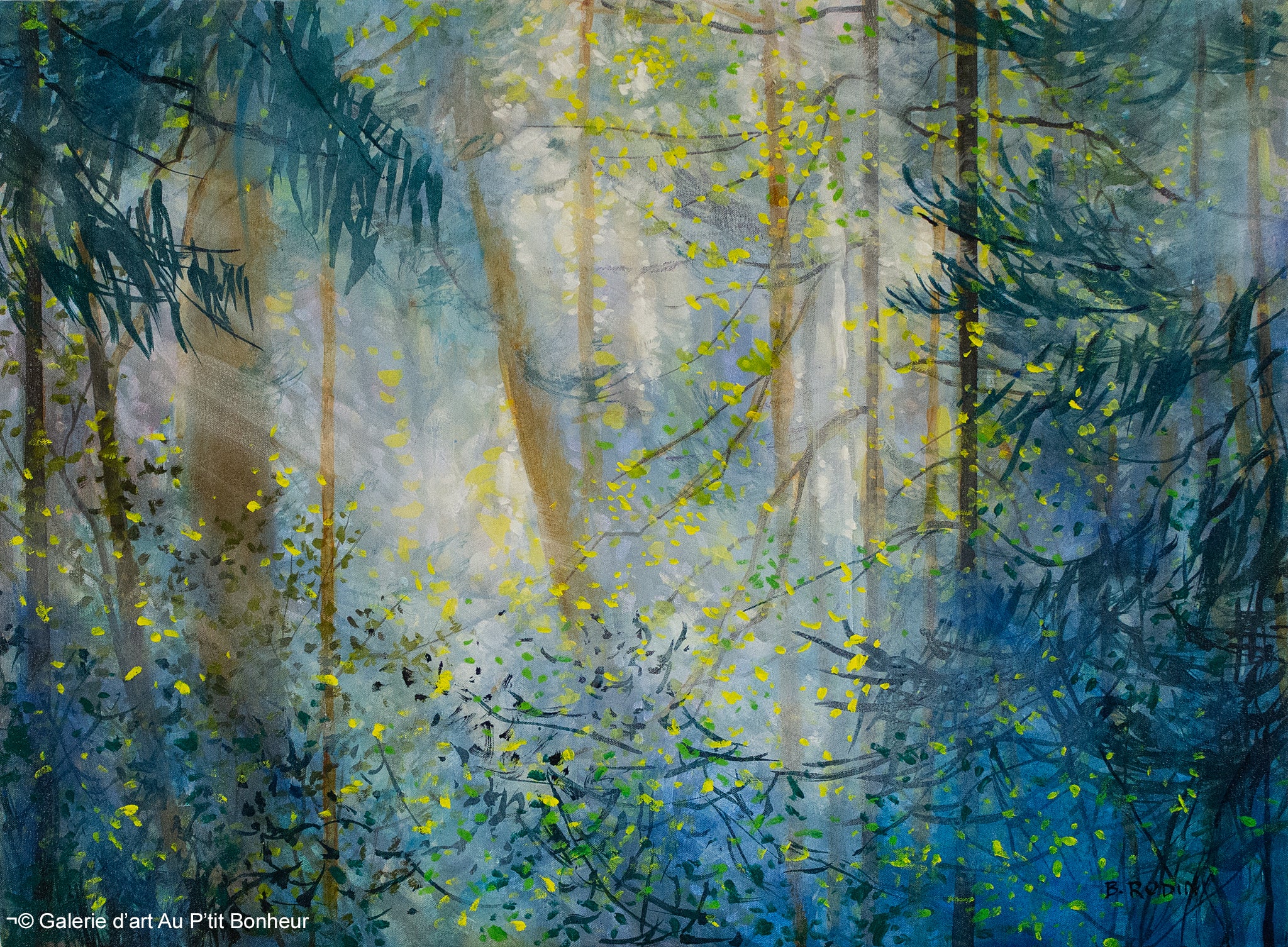 Bev Rodin, artiste peintre | Oeuvres disponibles  | Galerie d'art Au P'tit Bonheur