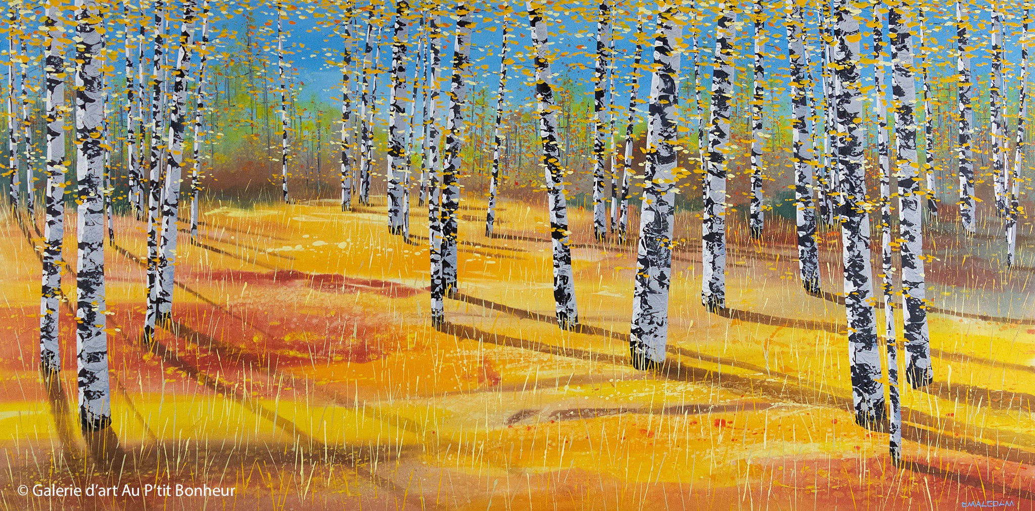 Carole Malcolm, artiste peintre | Oeuvres disponibles  | Galerie d'art Au P'tit Bonheur