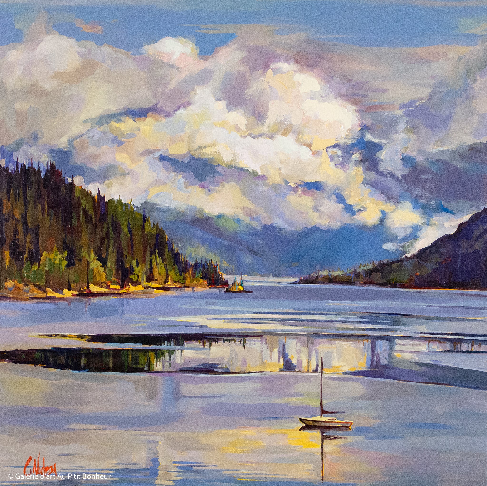 Christine Nadeau | Sous l’immensité, Kootenay Lake, BC