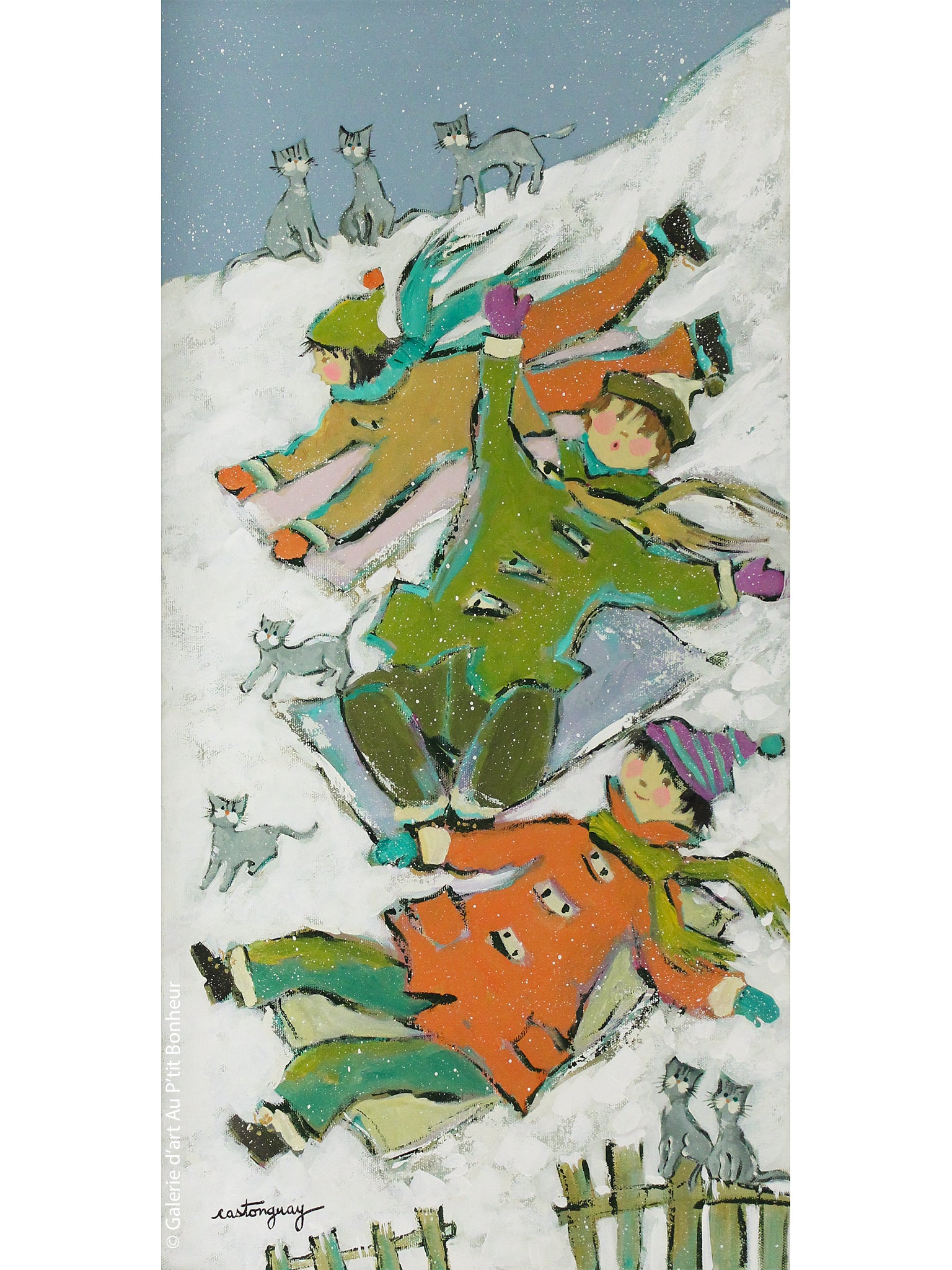 Claudette Castonguay | Glisser avec les amis