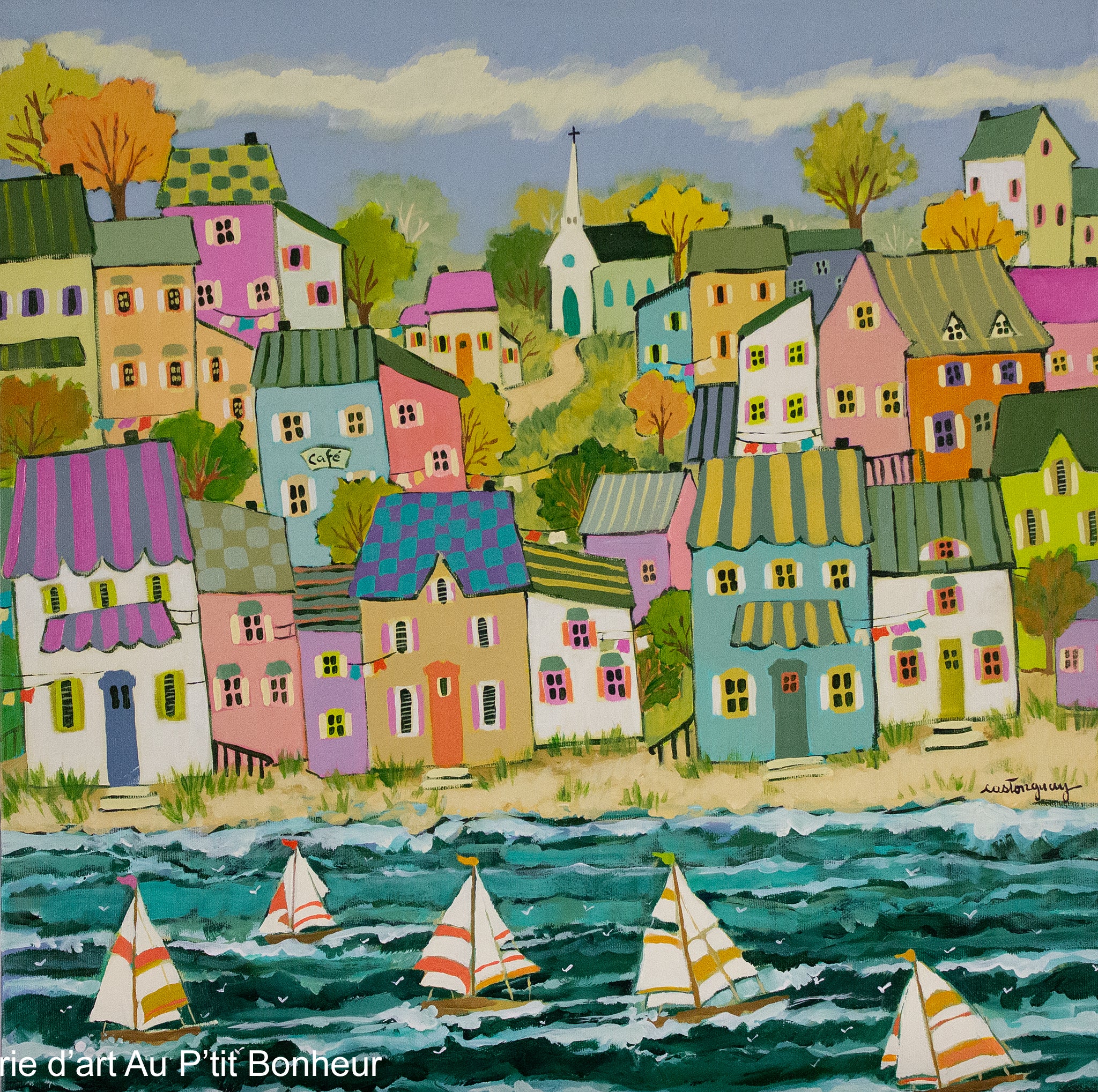 Claudette Castonguay, artiste peintre | Oeuvres disponibles  | Galerie d'art Au P'tit Bonheur