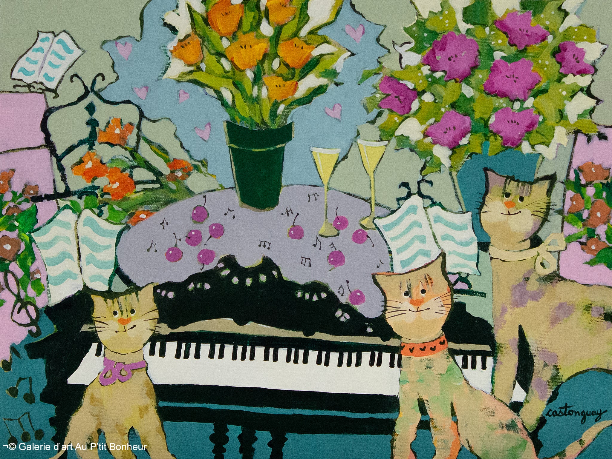 Claudette Castonguay | Les chats du pianiste