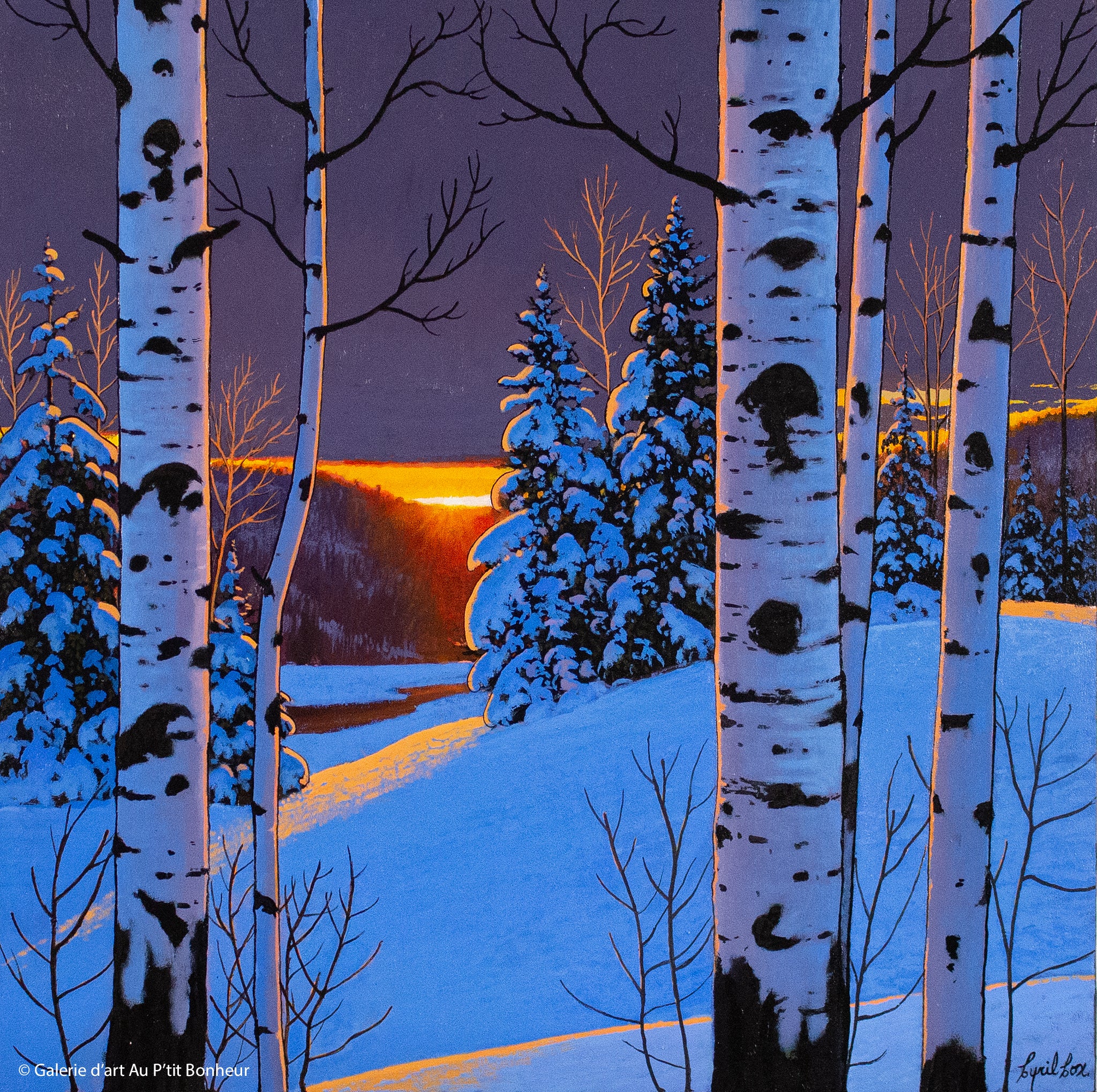 Cyril Cox | Winter Sundown 