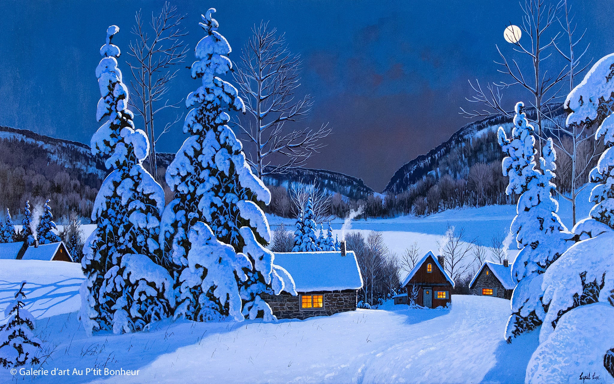 Cyril Cox | Settling in (Moon Lit Valley)