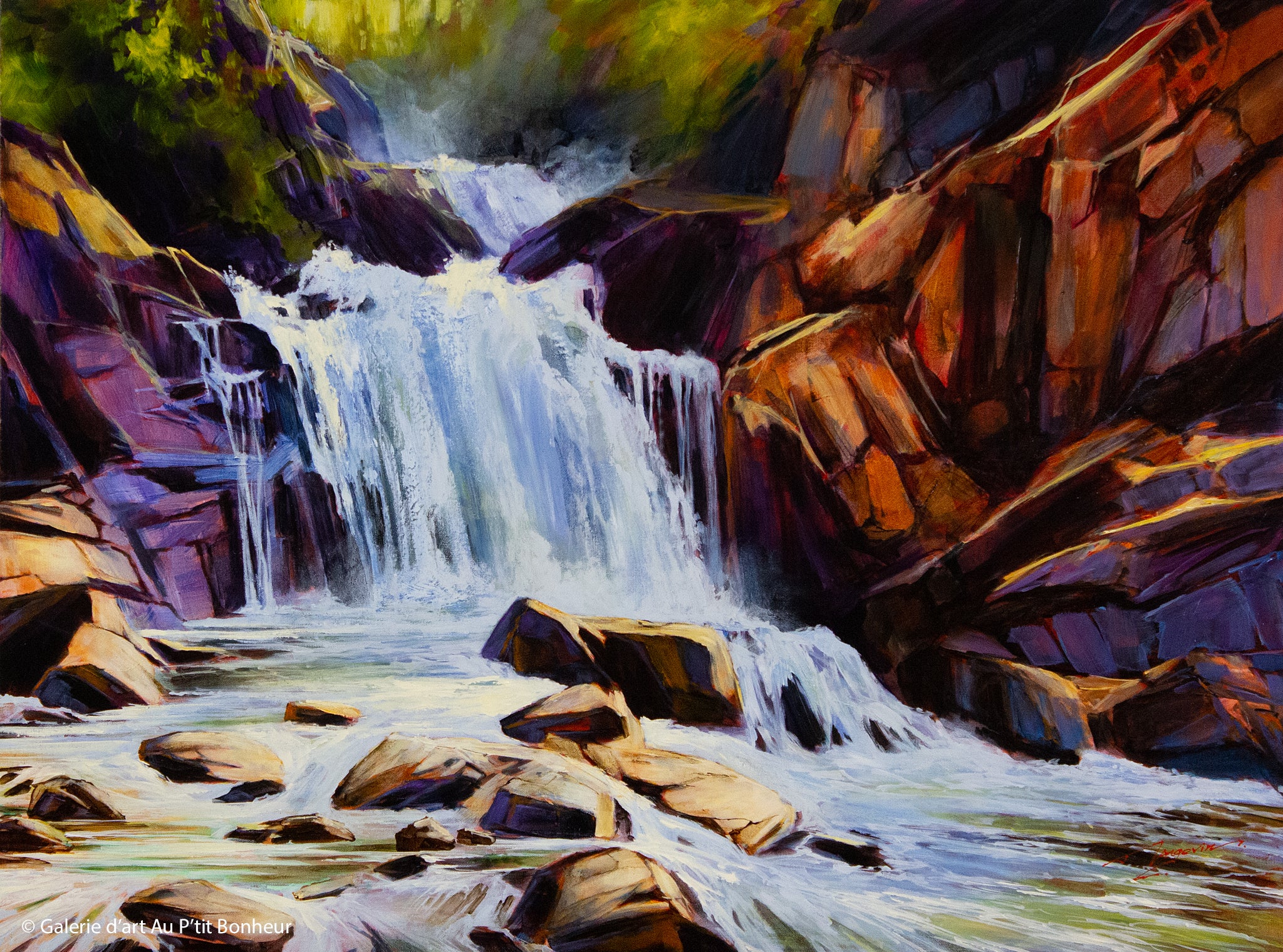 David Langevin, artiste peintre | Oeuvres disponibles  | Galerie d'art Au P'tit Bonheur