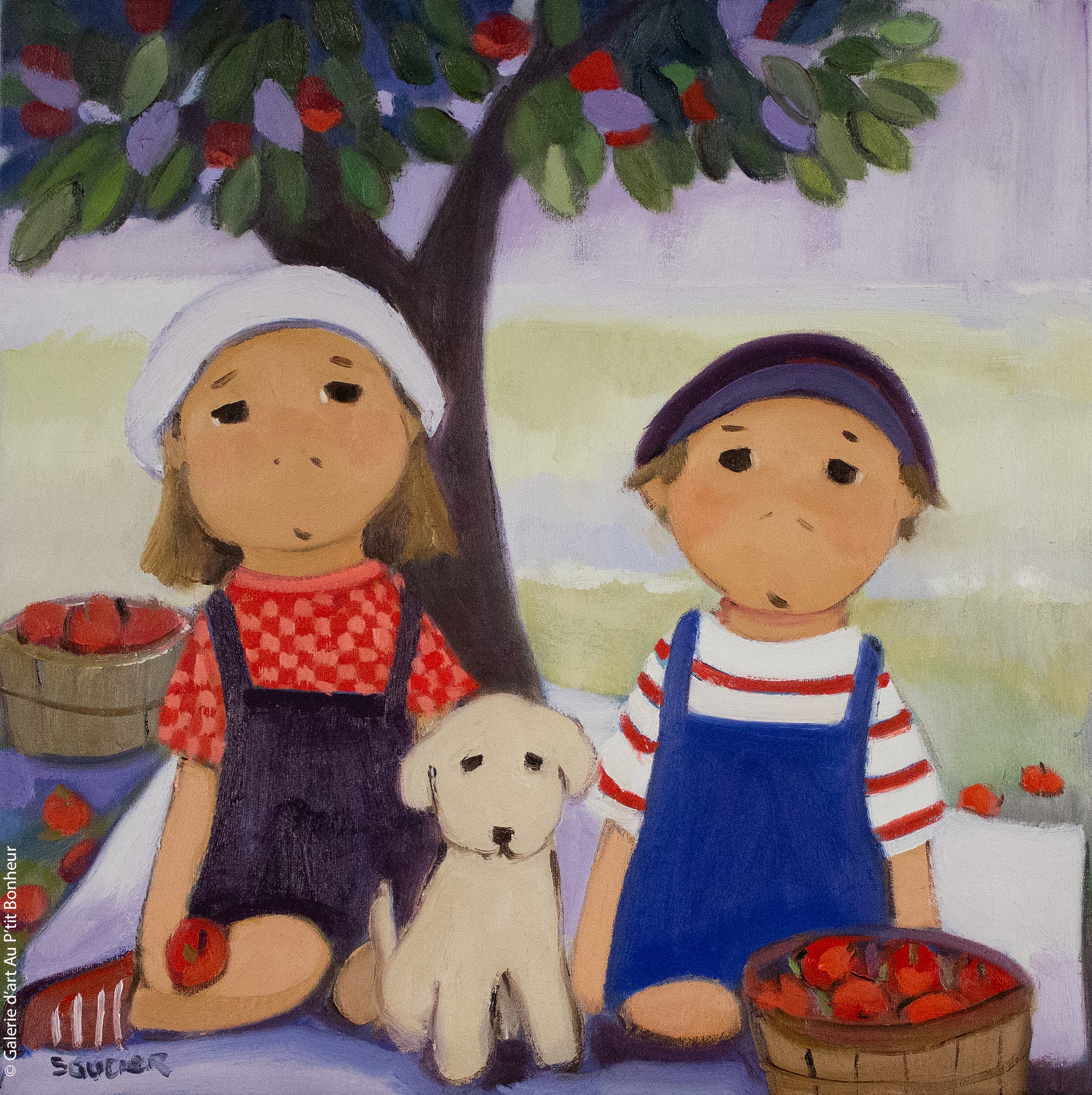 Guylène Saucier | Paniers de pommes 