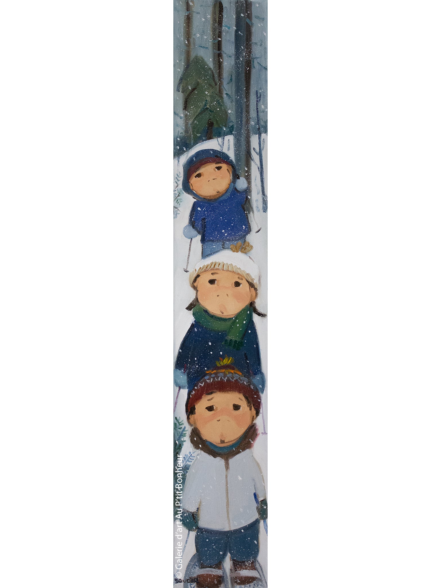 Guylène Saucier | Dans la forêt en raquettes