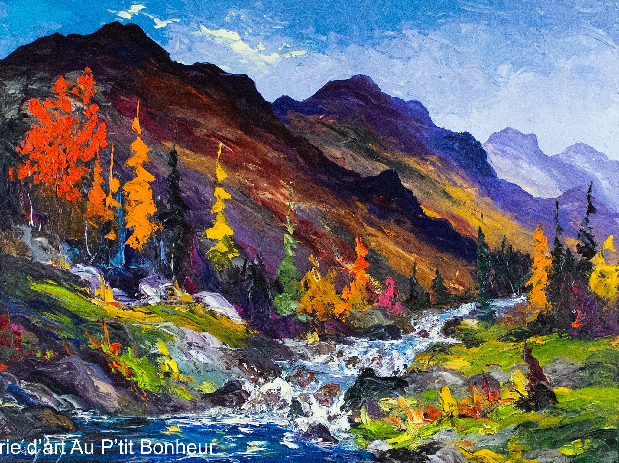 Guy Roy | Ruisseau et cascades (2023)