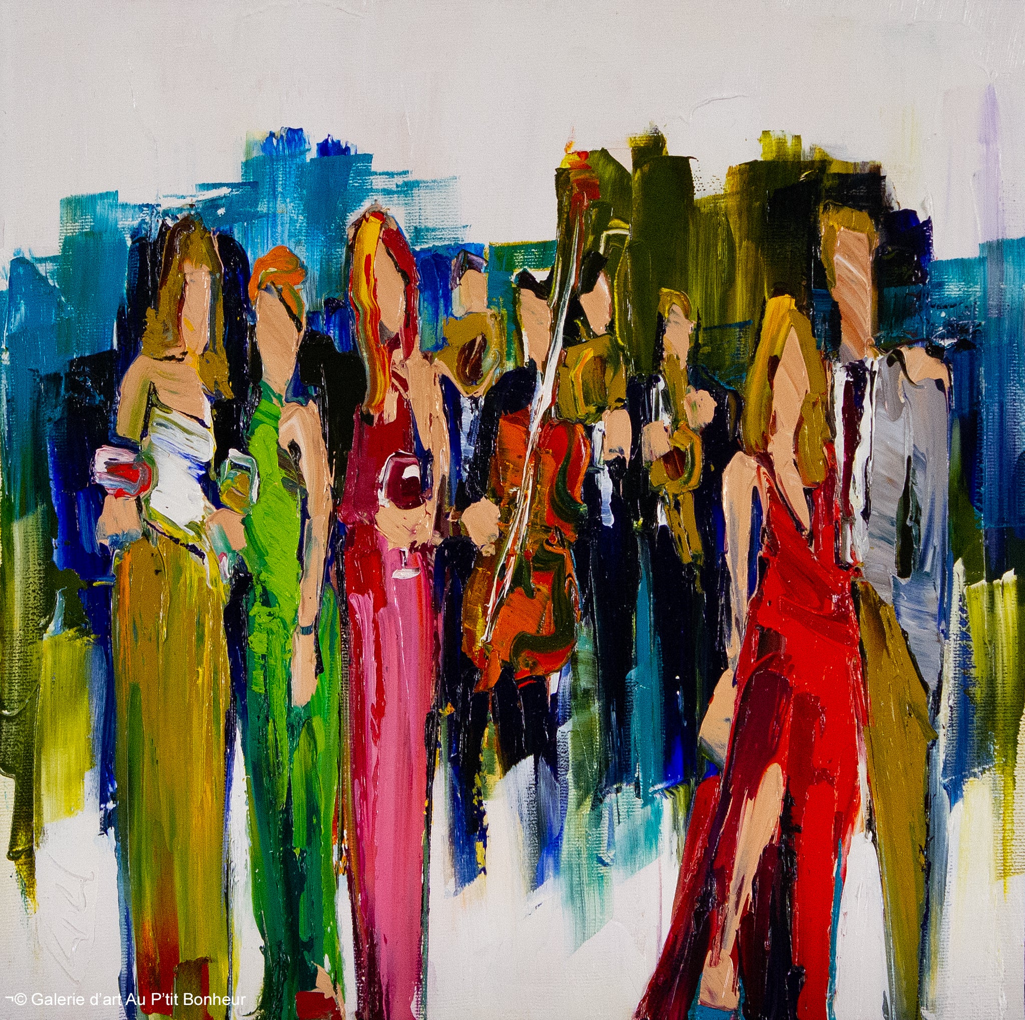 Kimberly Kiel, artiste peintre | Oeuvres disponibles  | Galerie d'art Au P'tit Bonheur
