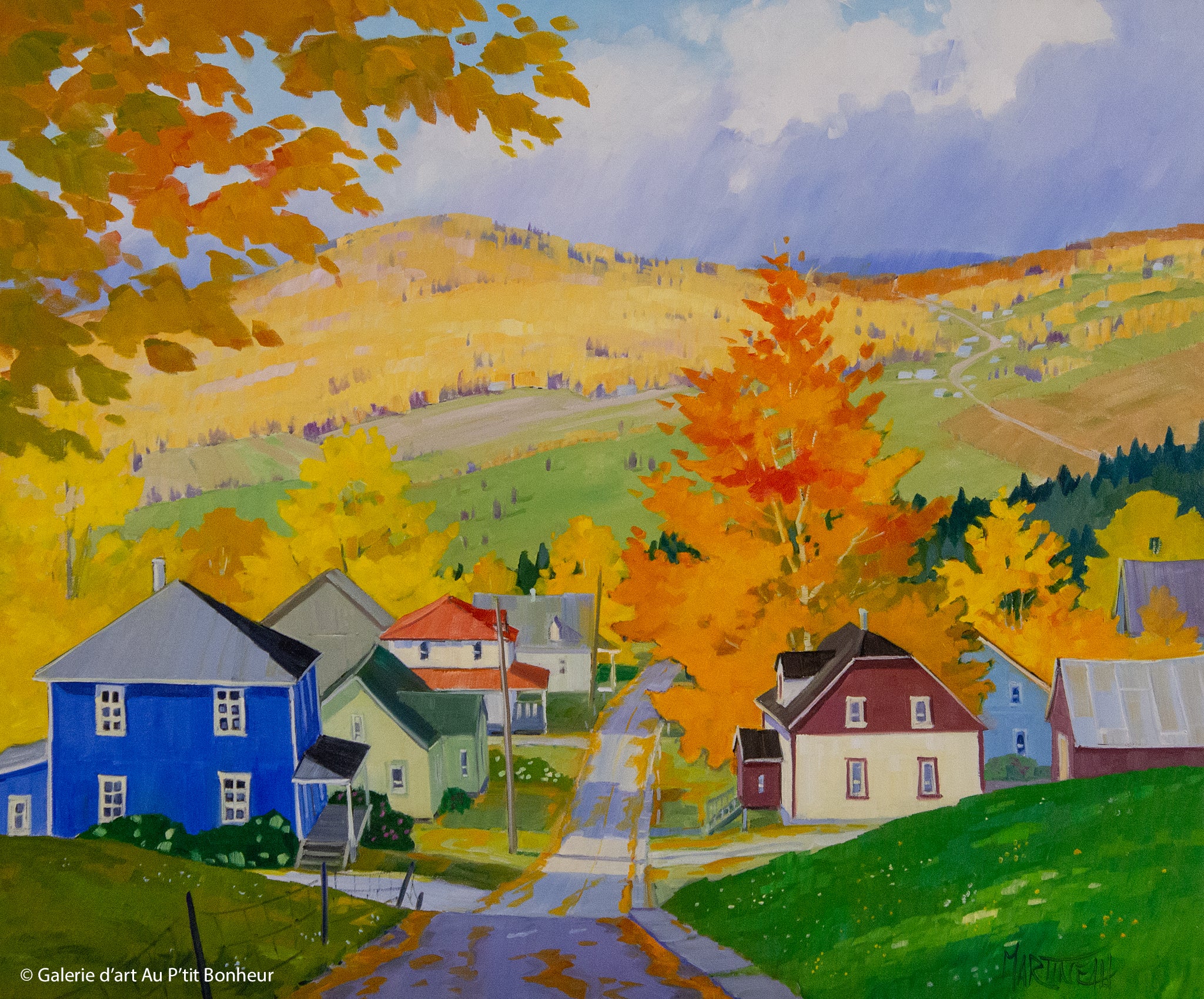 Louise Martineau | Le bas du village, Les Éboulements (2023)