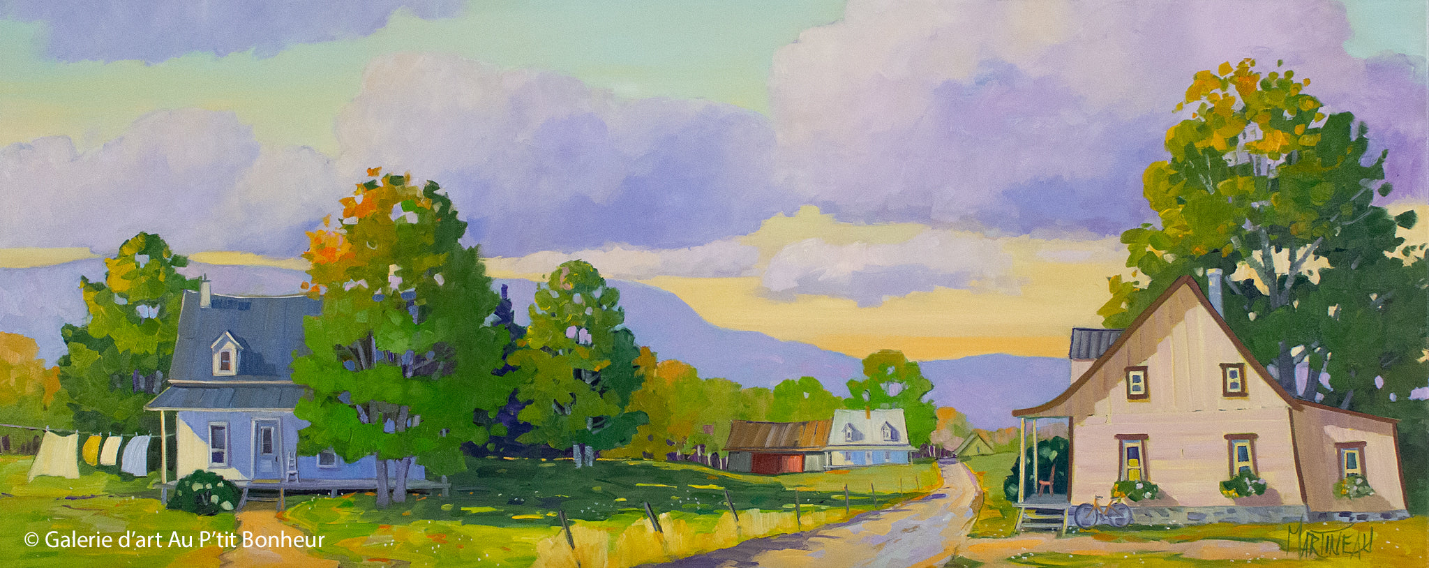 Louise Martineau | Fin de journée à Saint-Hilarion