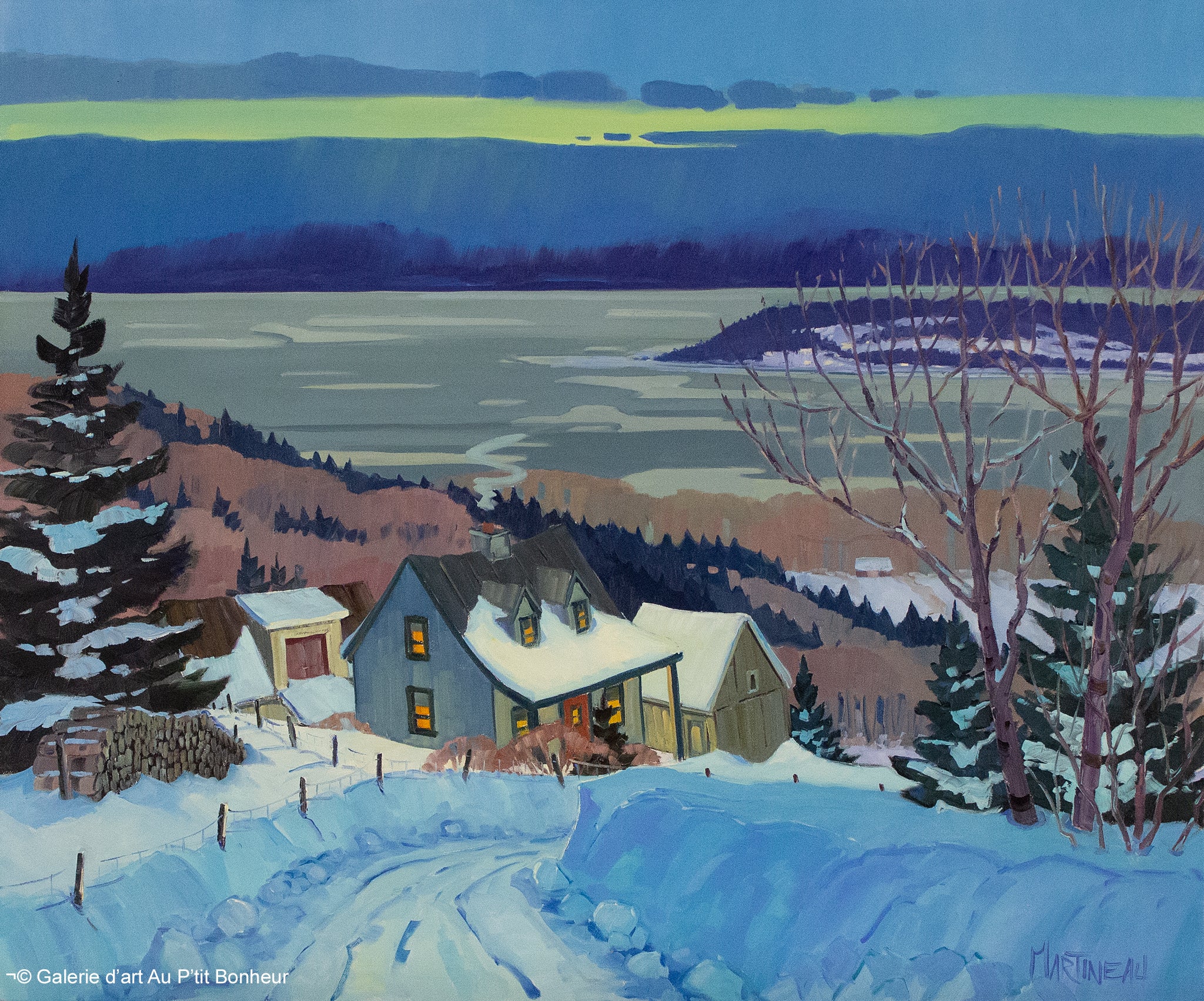 Louise Martineau | Fin de journée en Charlevoix (2003)
