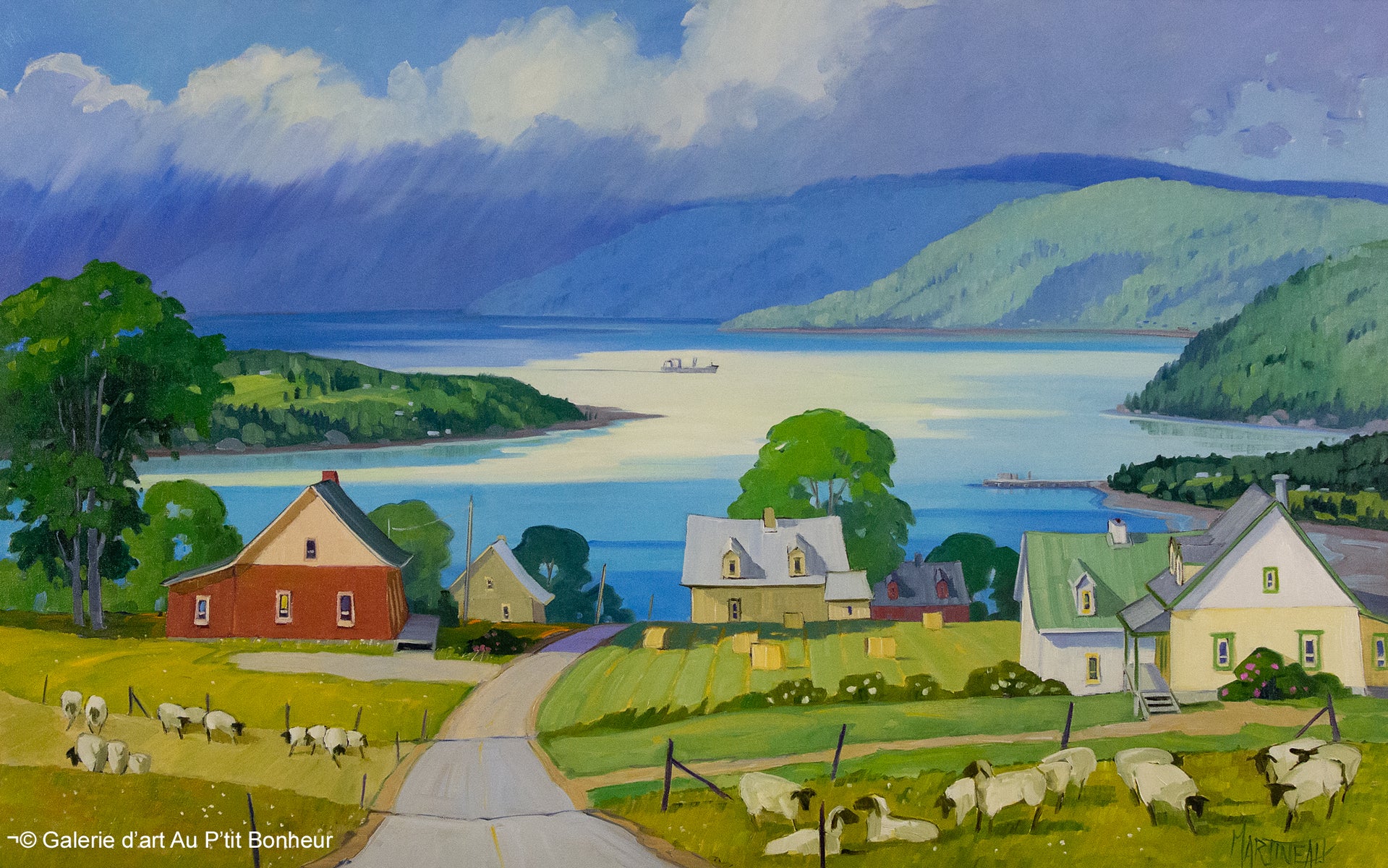 Louise Martineau, artiste peintre | Oeuvres disponibles  | Galerie d'art Au P'tit Bonheur