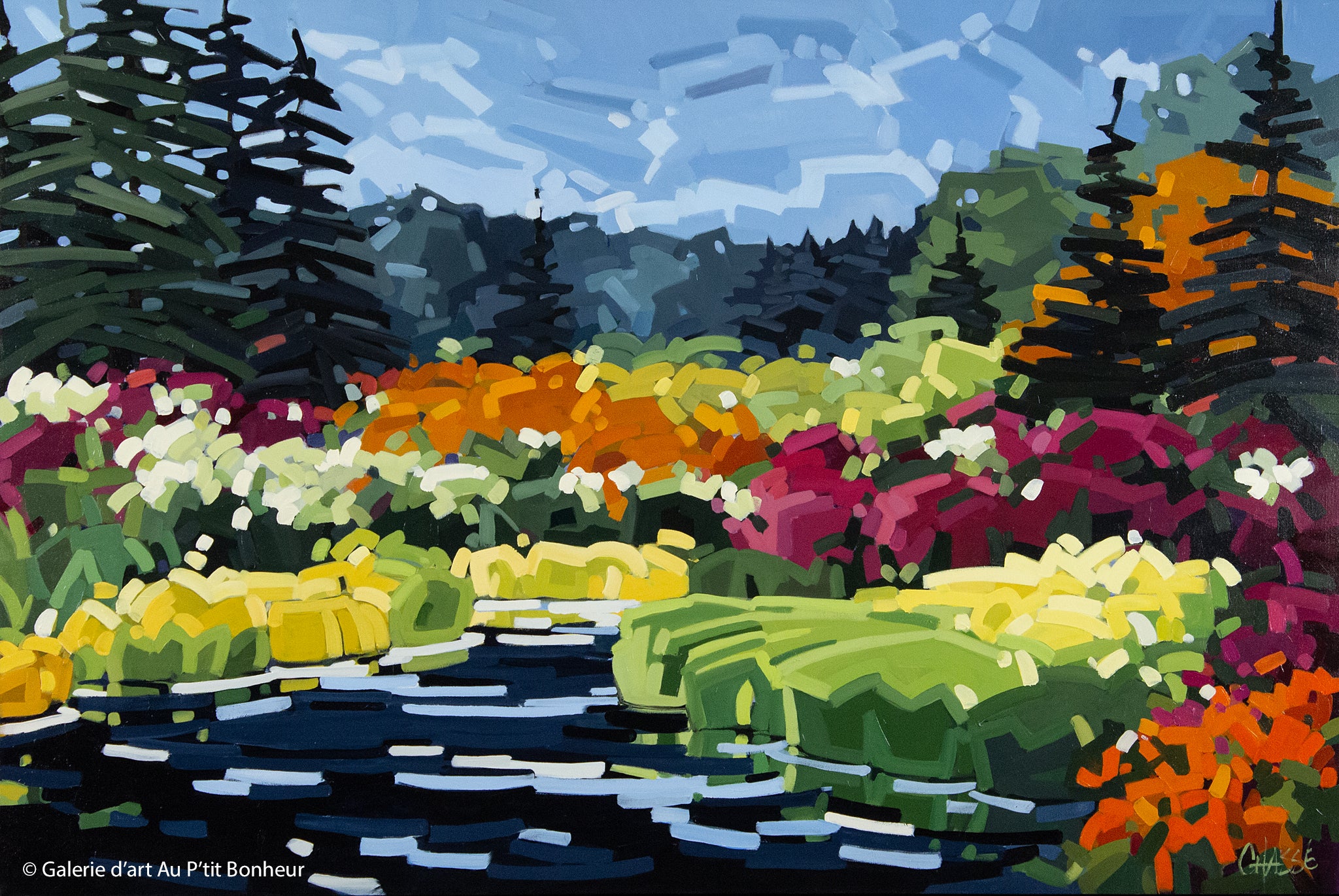 Martine Chassé, artiste peintre | Oeuvres disponibles  | Galerie d'art Au P'tit Bonheur