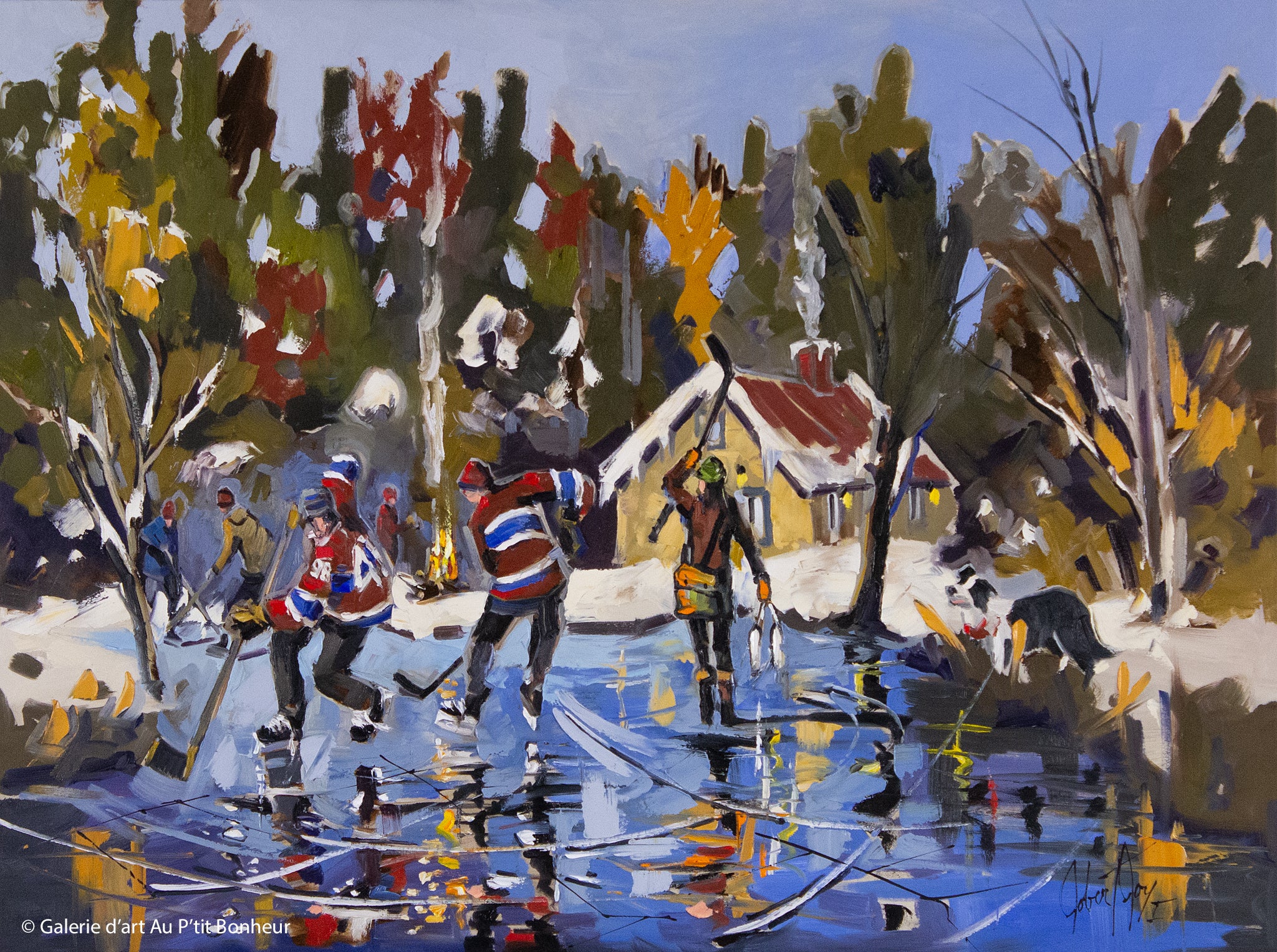 Robert Roy | Quand l’étang devient patinoire