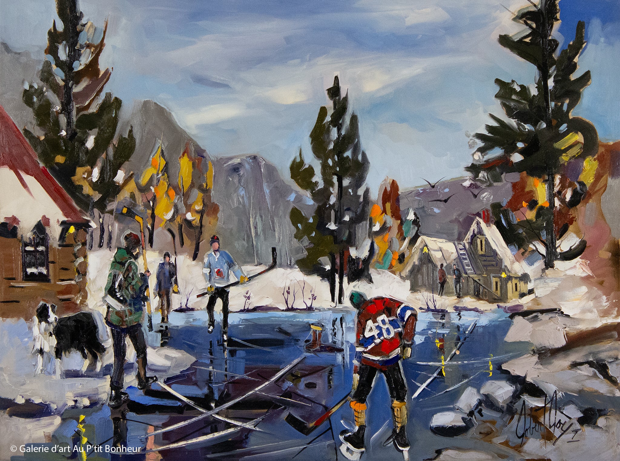 Robert Roy, artiste peintre | Oeuvres disponibles  | Galerie d'art Au P'tit Bonheur