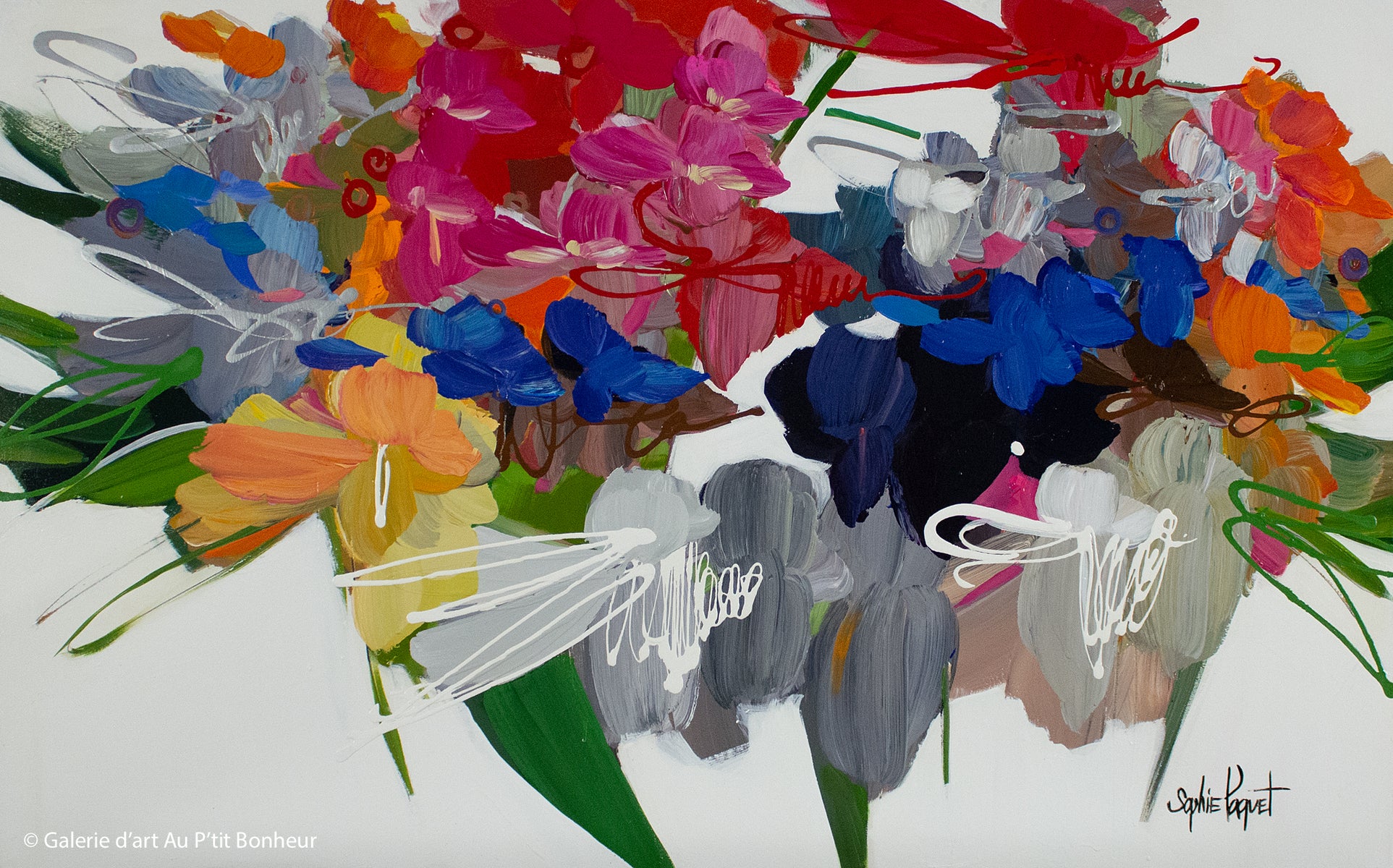 Sophie Paquet, artiste peintre | Oeuvres disponibles  | Galerie d'art Au P'tit Bonheur