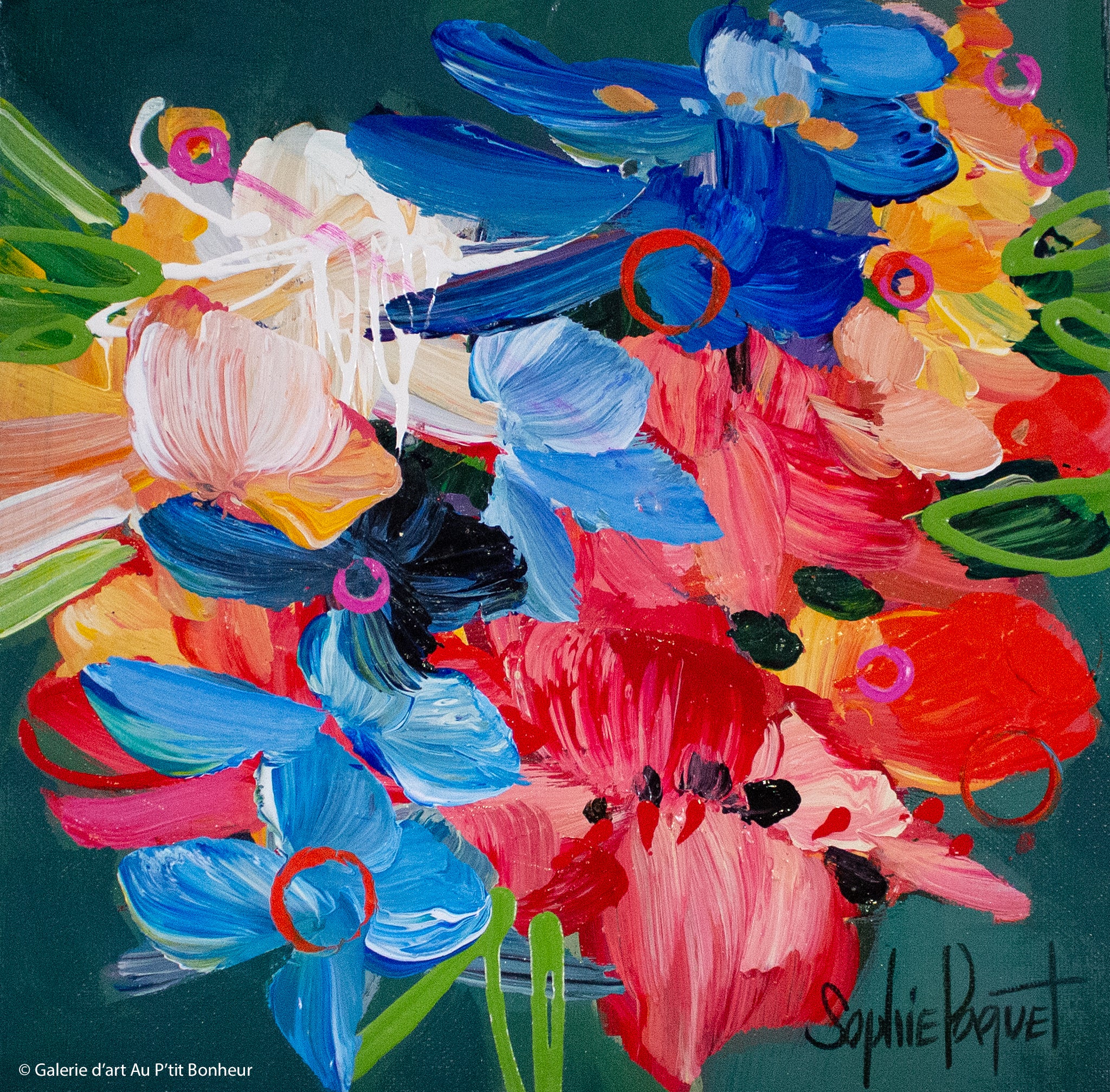 Sophie Paquet, artiste peintre | Oeuvres disponibles  | Galerie d'art Au P'tit Bonheur