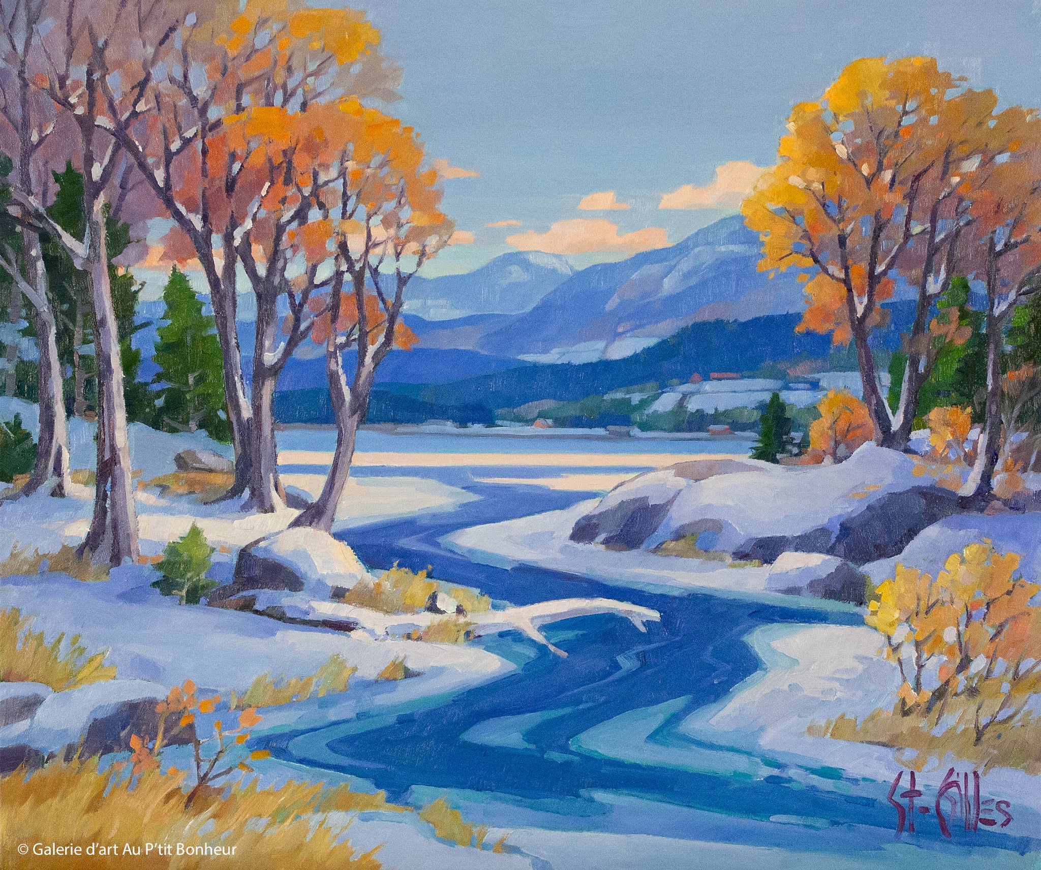 St-Gilles | Première neige, Lac Tremblant, Qc.