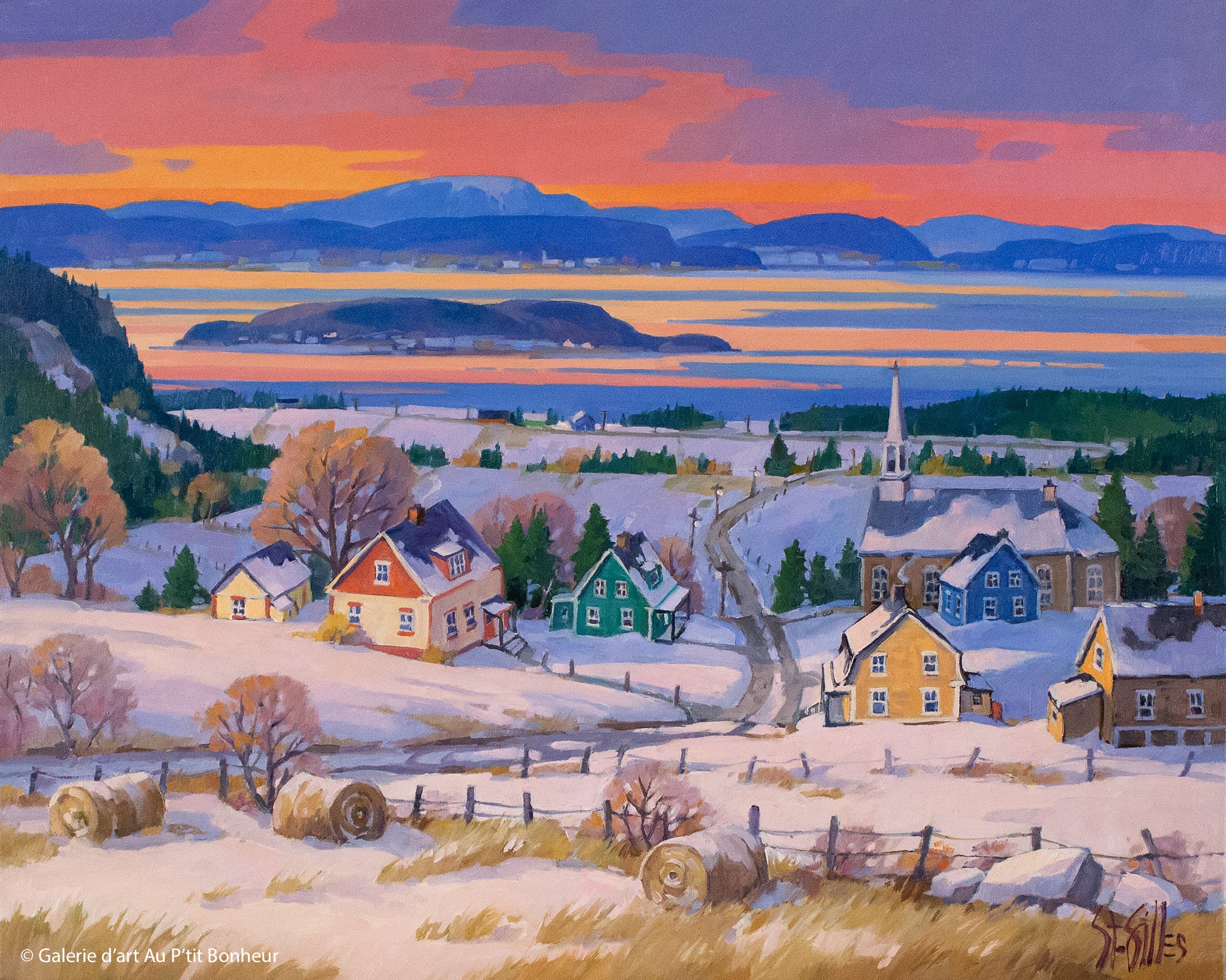 St-Gilles | Fin du jour, St-Germain de Kamouraska, Qc.