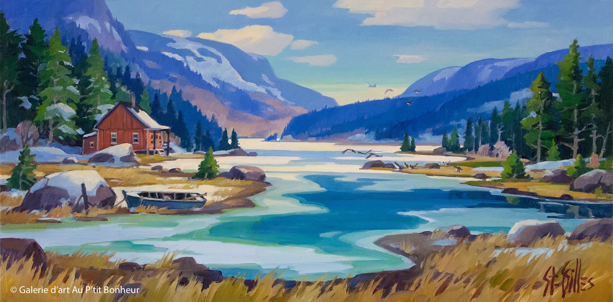 St-Gilles | Annonce du printemps, Lac Tremblant, Qc.