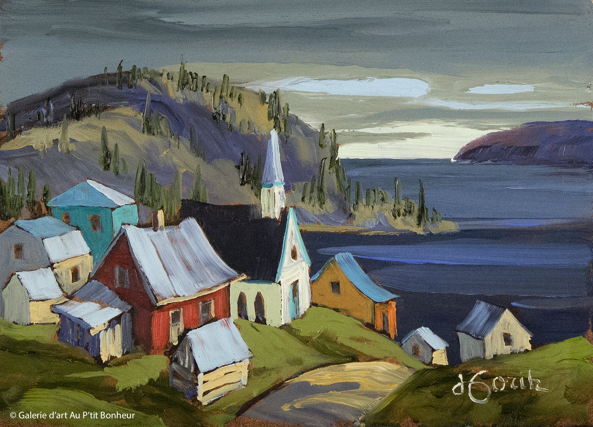 Vladimir Horik | Au bord du fleuve (circa 1984)