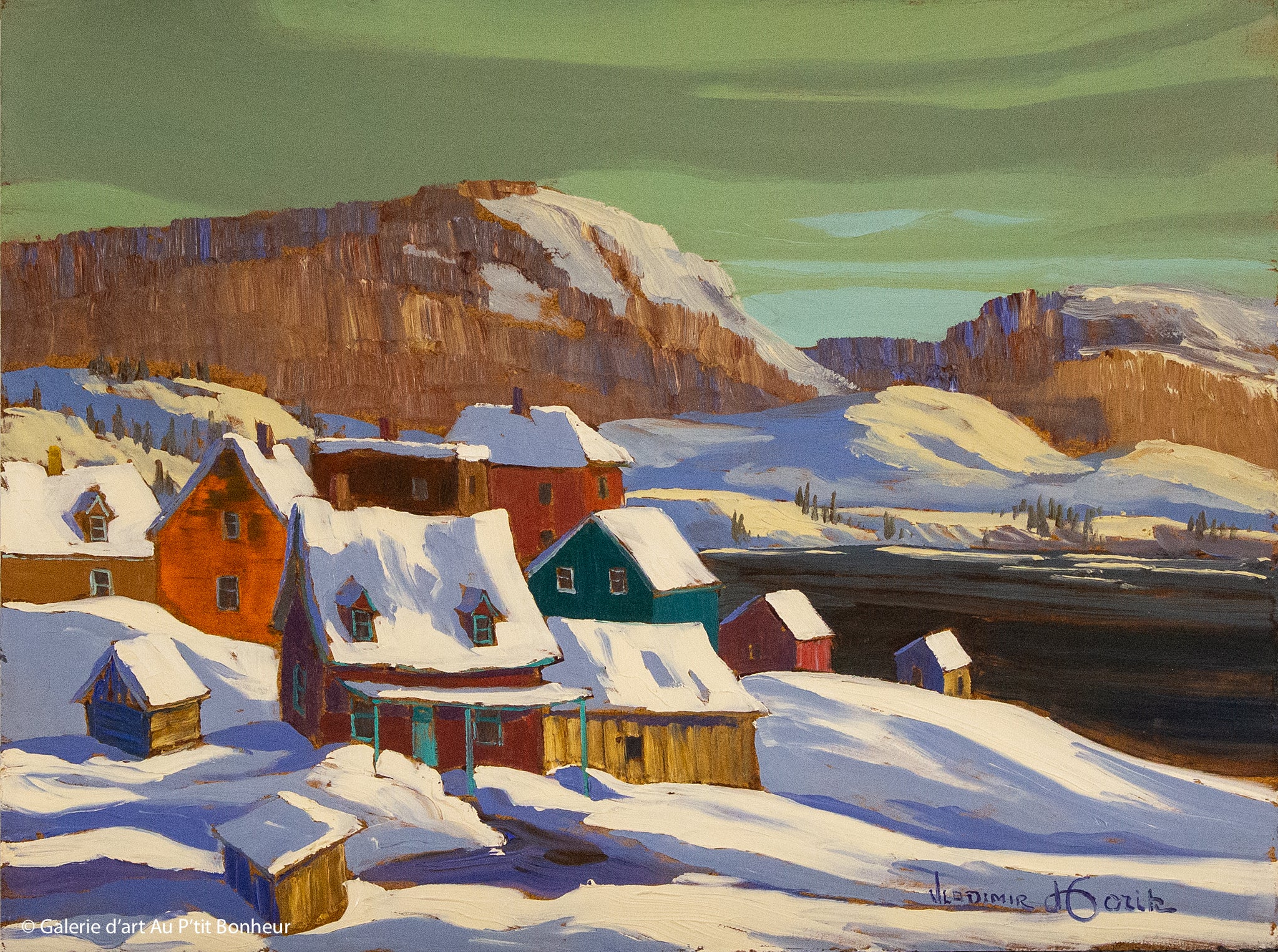Vladimir Horik | Début d’un village de Charlevoix  (2005)